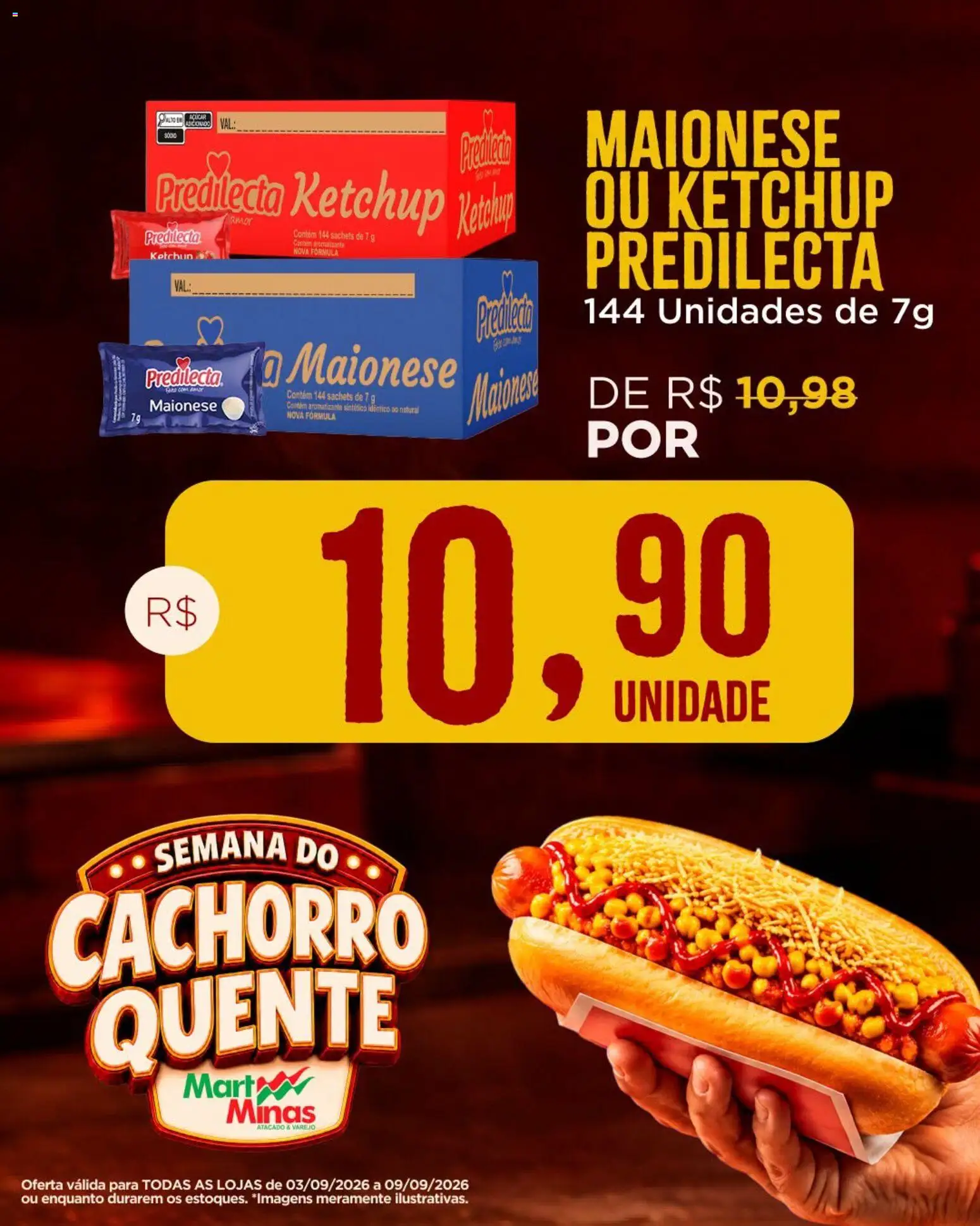 Mart Minas Folheto - válido de 03/09/2026 | Página: 6 | Produtos: Ketchup, Açúcar, Maionese