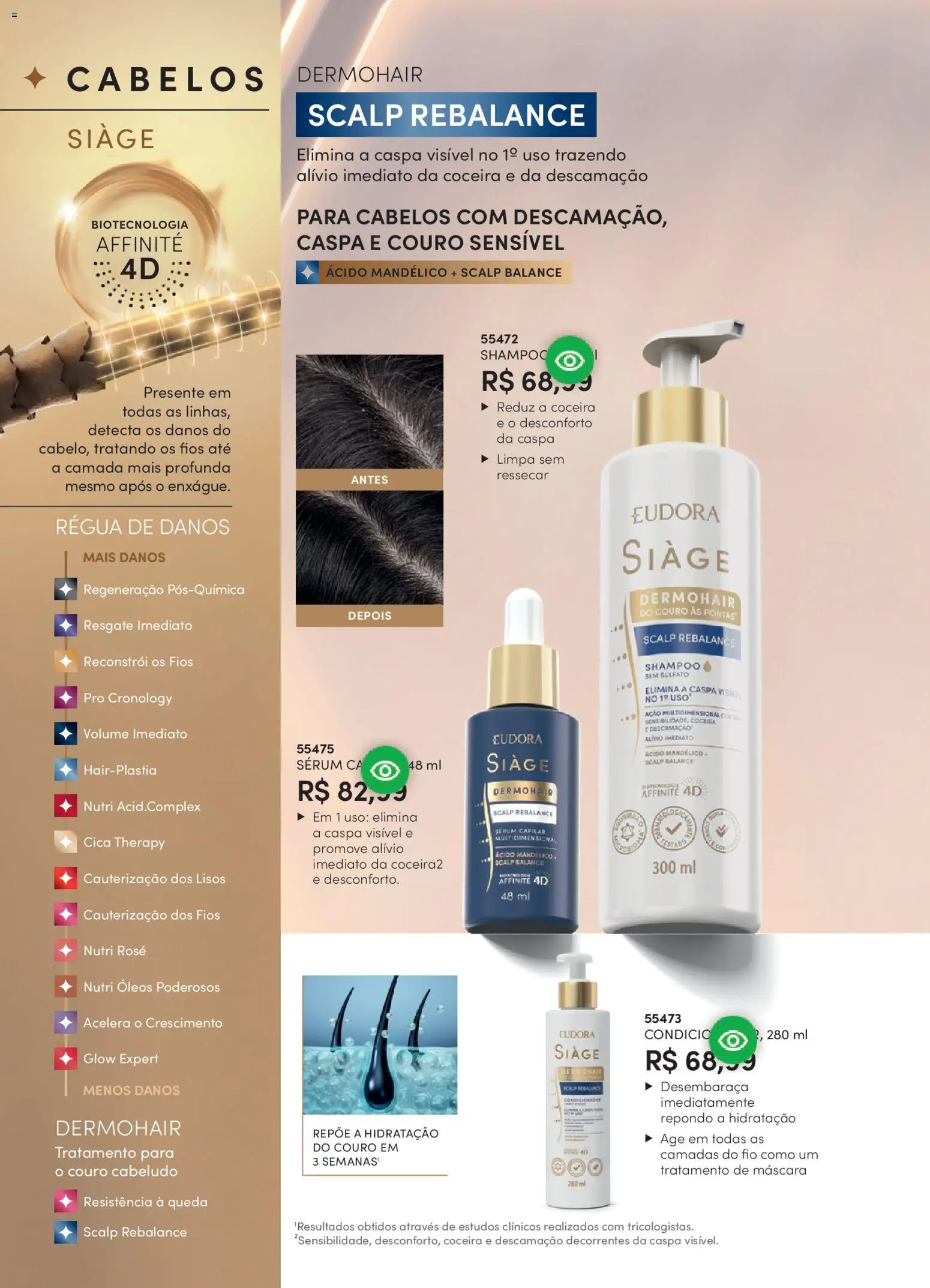 Eudora Folheto - válido de 01.04.2026 | Página: 66 | Produtos: Shampoo, Régua, Sérum