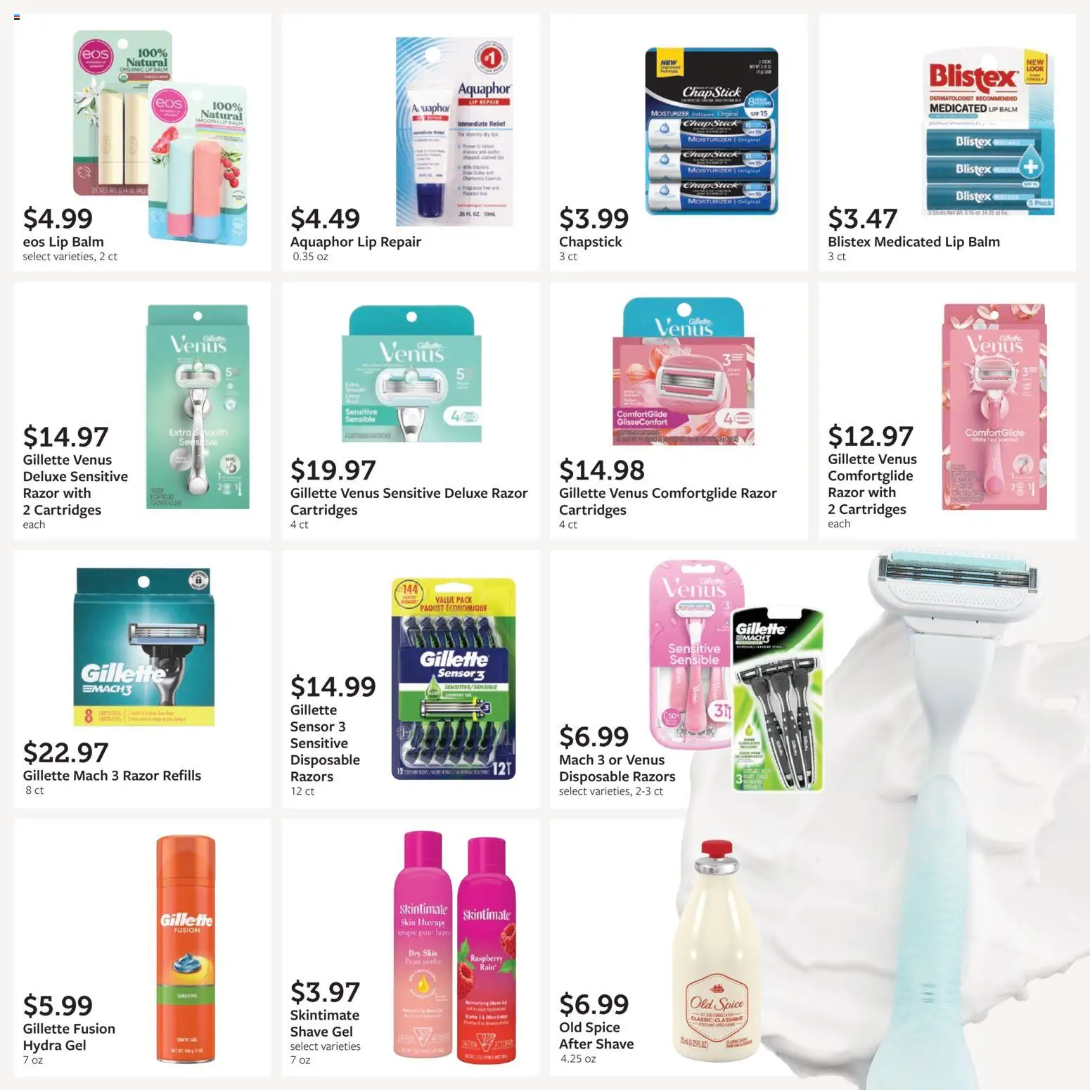 Fareway Monthly Ad - valid from 08/31/2026 | Page: 37 | Products: Fusion, Shave Gel, Sensor, Raspberry