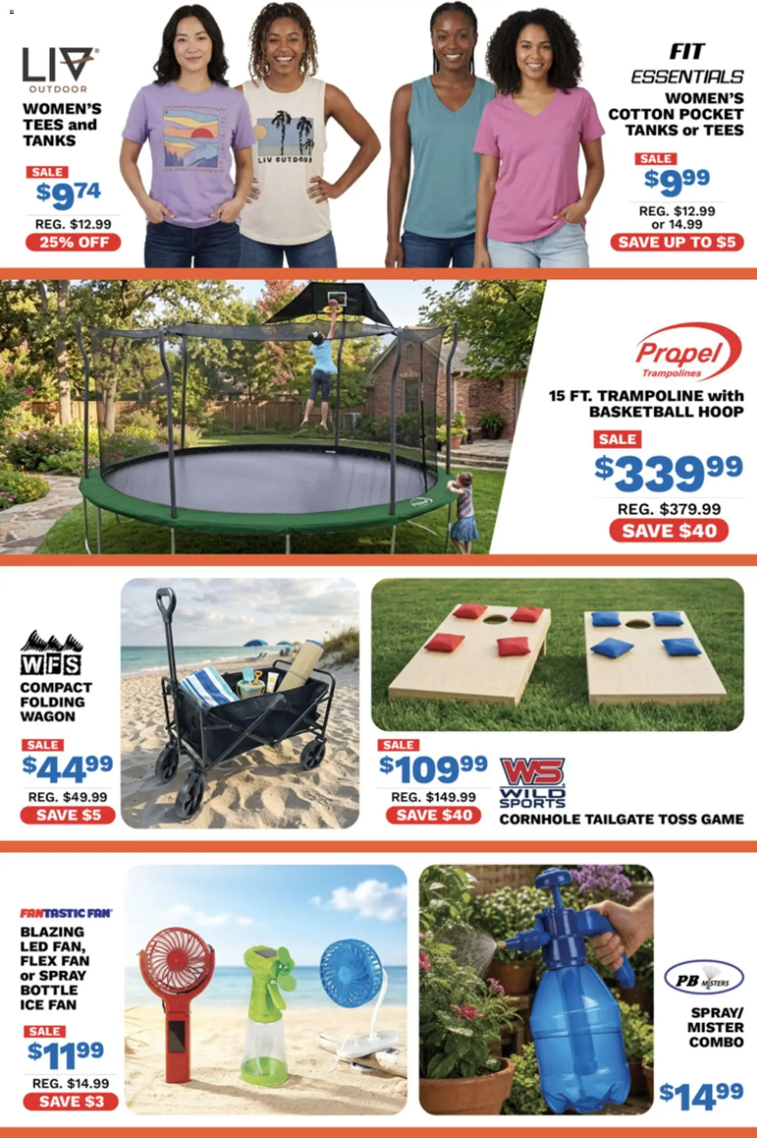 Big 5 Sporting Goods Weekly Ad - valid from 08/07/2026 | Page: 8 | Products: Ice, Trampoline, Game, Fan