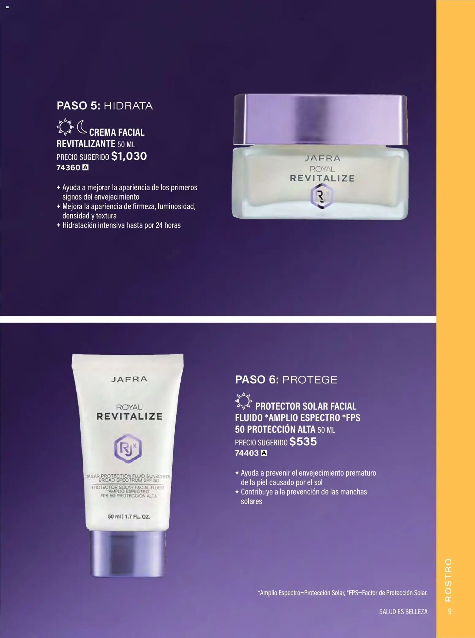 Nuevas ofertas de JAFRA válidas en toda la República Mexicana desde el 01/07/2026. ¡Encuentra las mejores ofertas en JAFRA catálogo Organizador de Ventas! | Página: 9 | Productos: Crema, Protector solar