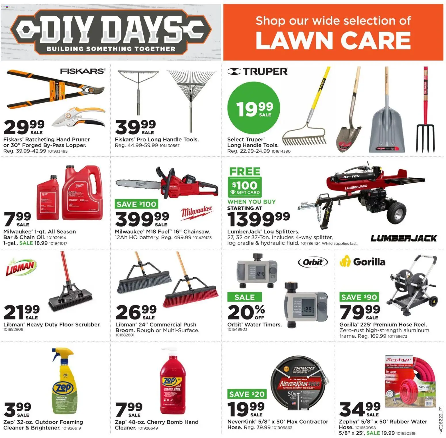 Mills Fleet Farm DIY Days - valid from 26.05.2026 | Page: 7 | Products: Pruner, Water