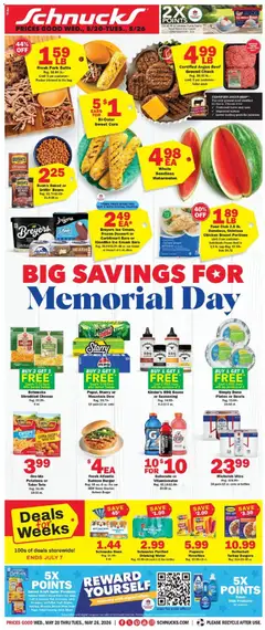 Preview of Schnucks weekly ads valid from 20.05.2026