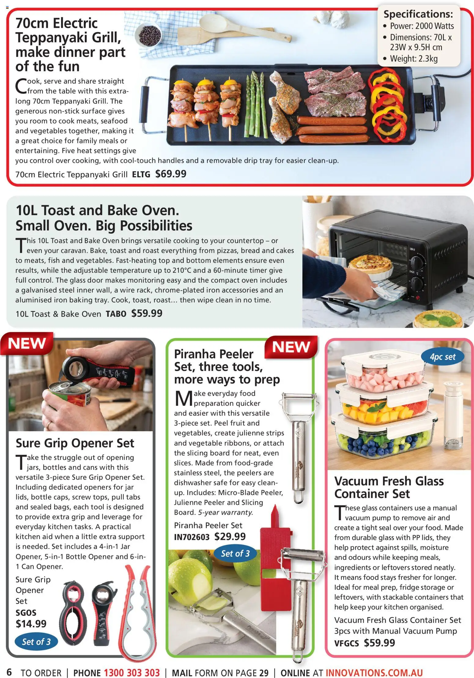 Innovations catalogue - valid from 21/09/2026 | Page: 6 | Products: Toast, Fridge, Dishwasher, Grill
