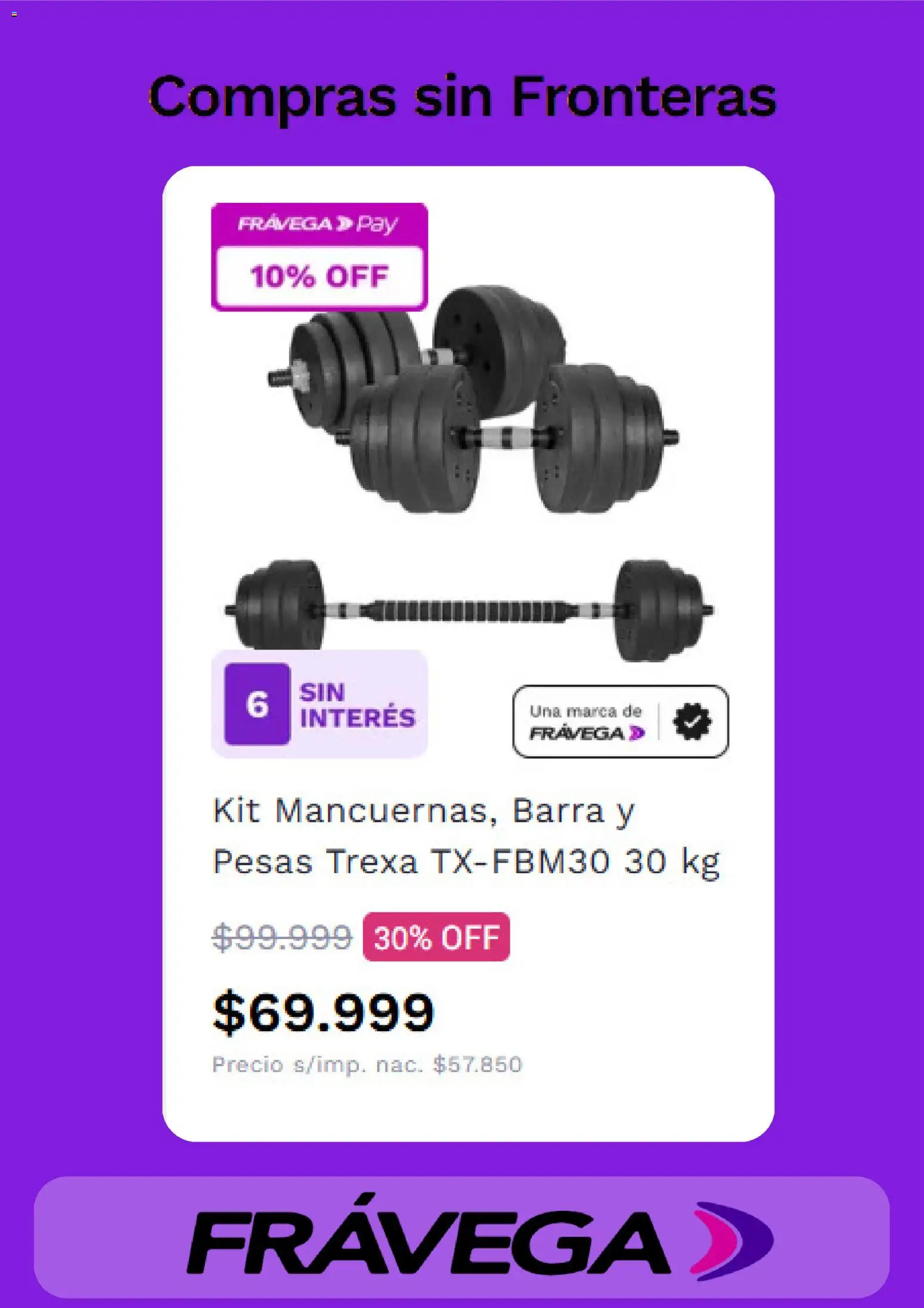 Frávega Ofertas │ válido desde el 01/10/2026 | Página: 5 | Productos: Pesas