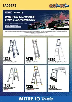 Preview of Mitre 10 Max Your Tax Back - valid from 13.05.2026 | Page: 18 | Products: Bath, Step ladder