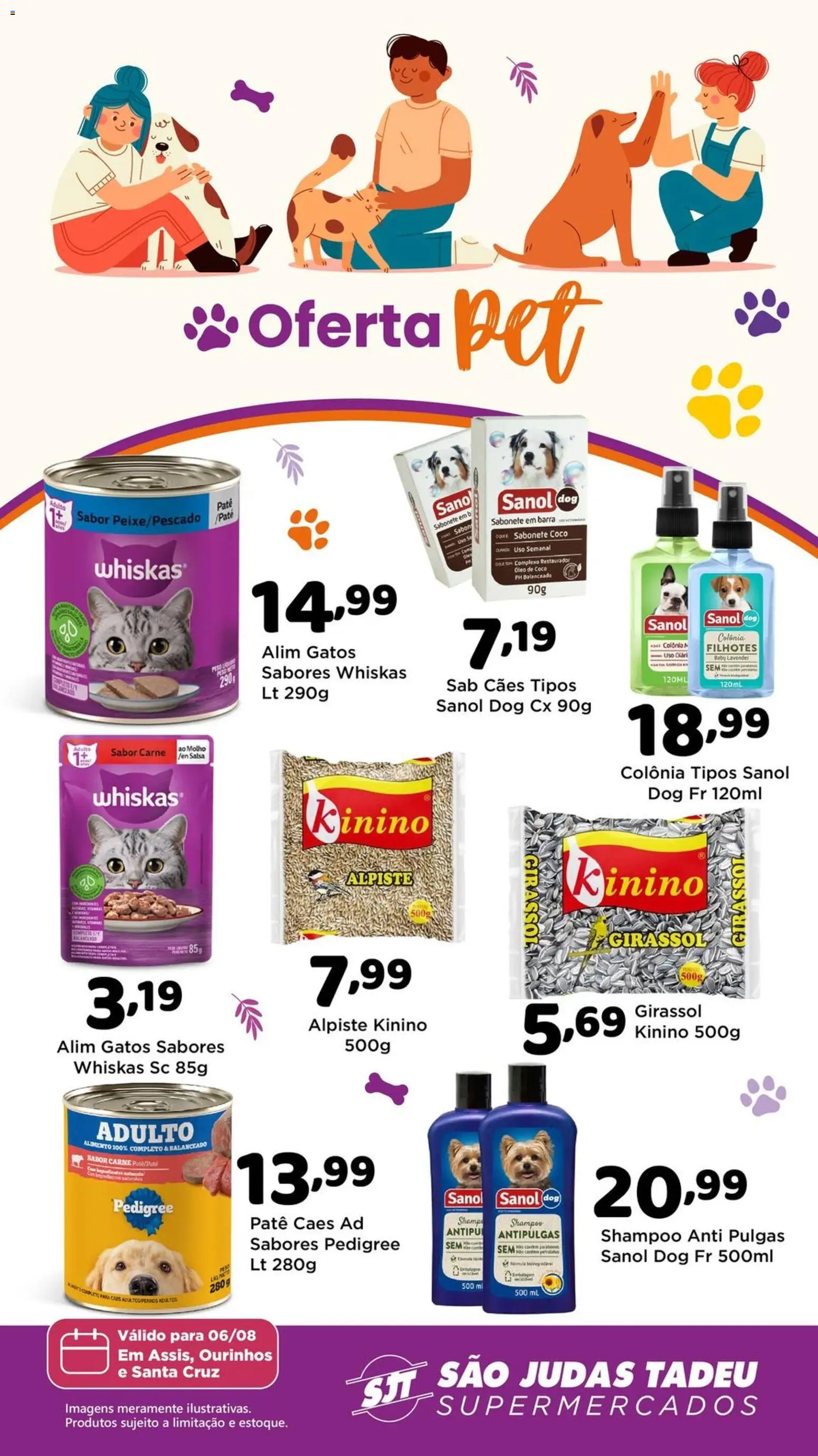 São Judas Tadeu Folheto - válido de 06/08/2026 | Página: 1 | Produtos: Coco, Shampoo, Patê, Sabonete
