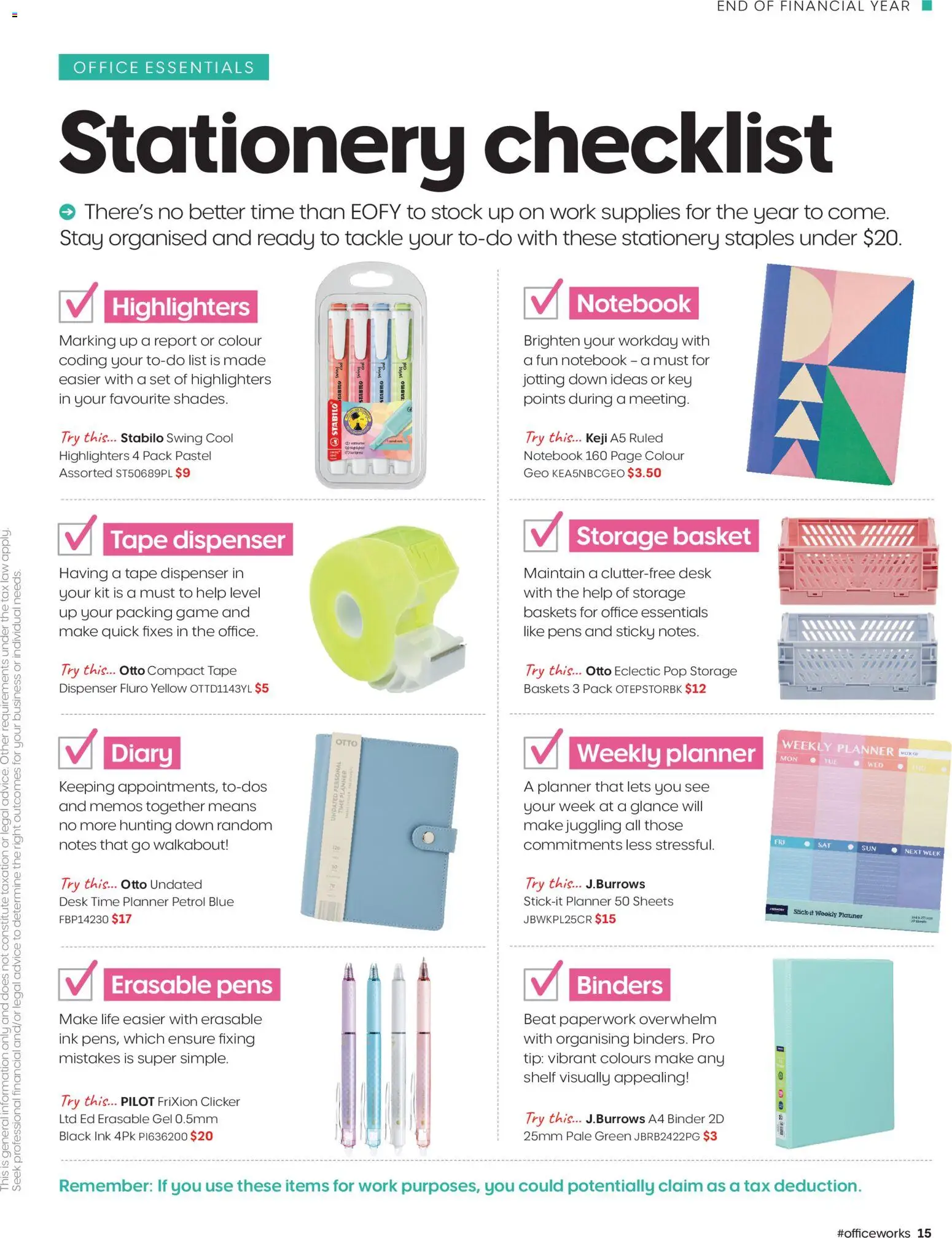 Officeworks catalogue - valid from 08.05.2026 | Page: 15