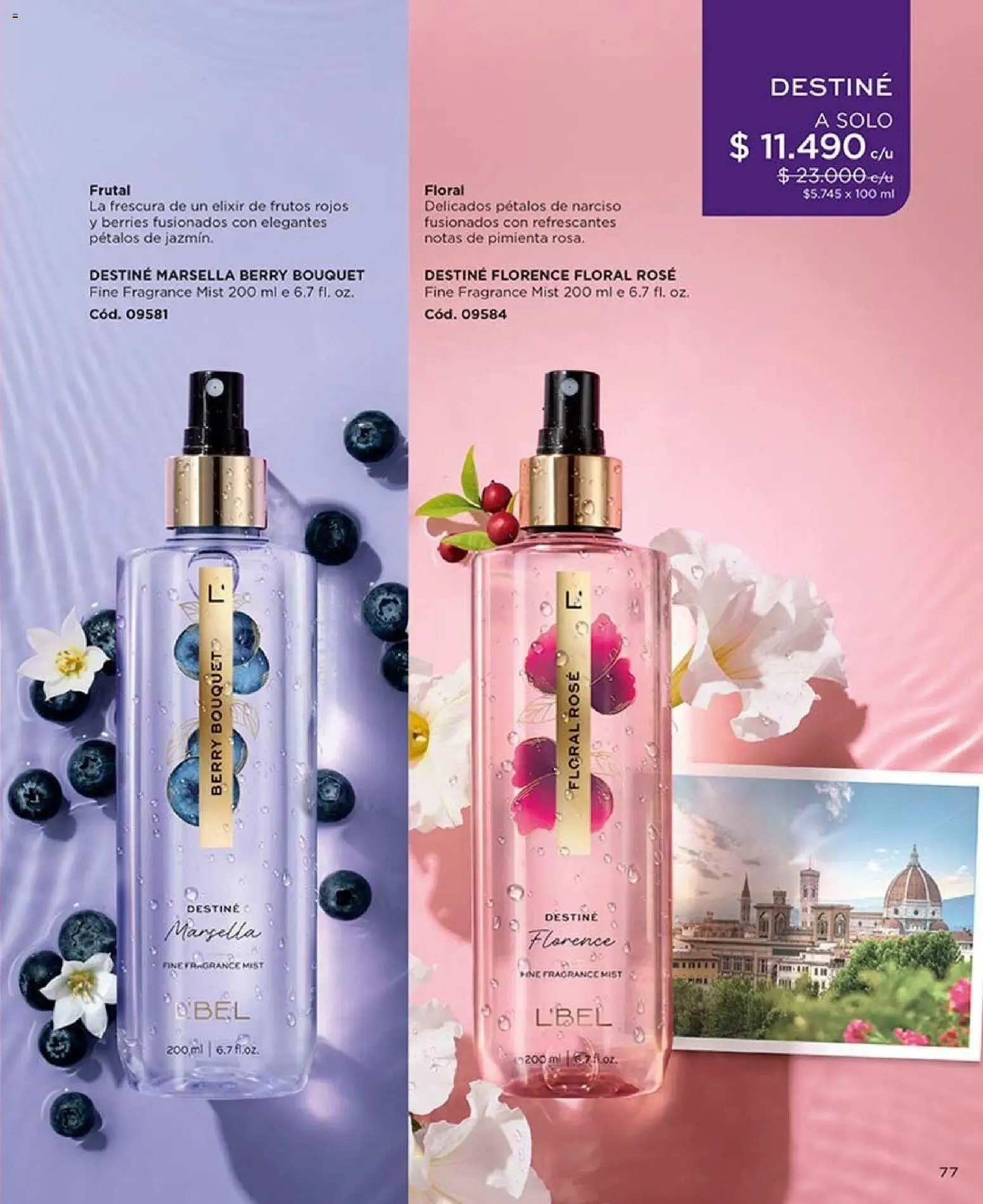 Catálogo L'Bel Campaña 13 │ válido desde el 26.07.2026 | Página: 77 | Productos: Pimienta, Narciso, Frutos rojos