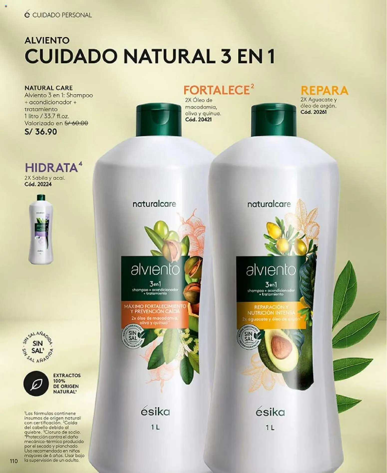 Catálogo Ésika válido desde 04/04/2026 | Página: 122 | Productos: Shampoo, Acondicionador