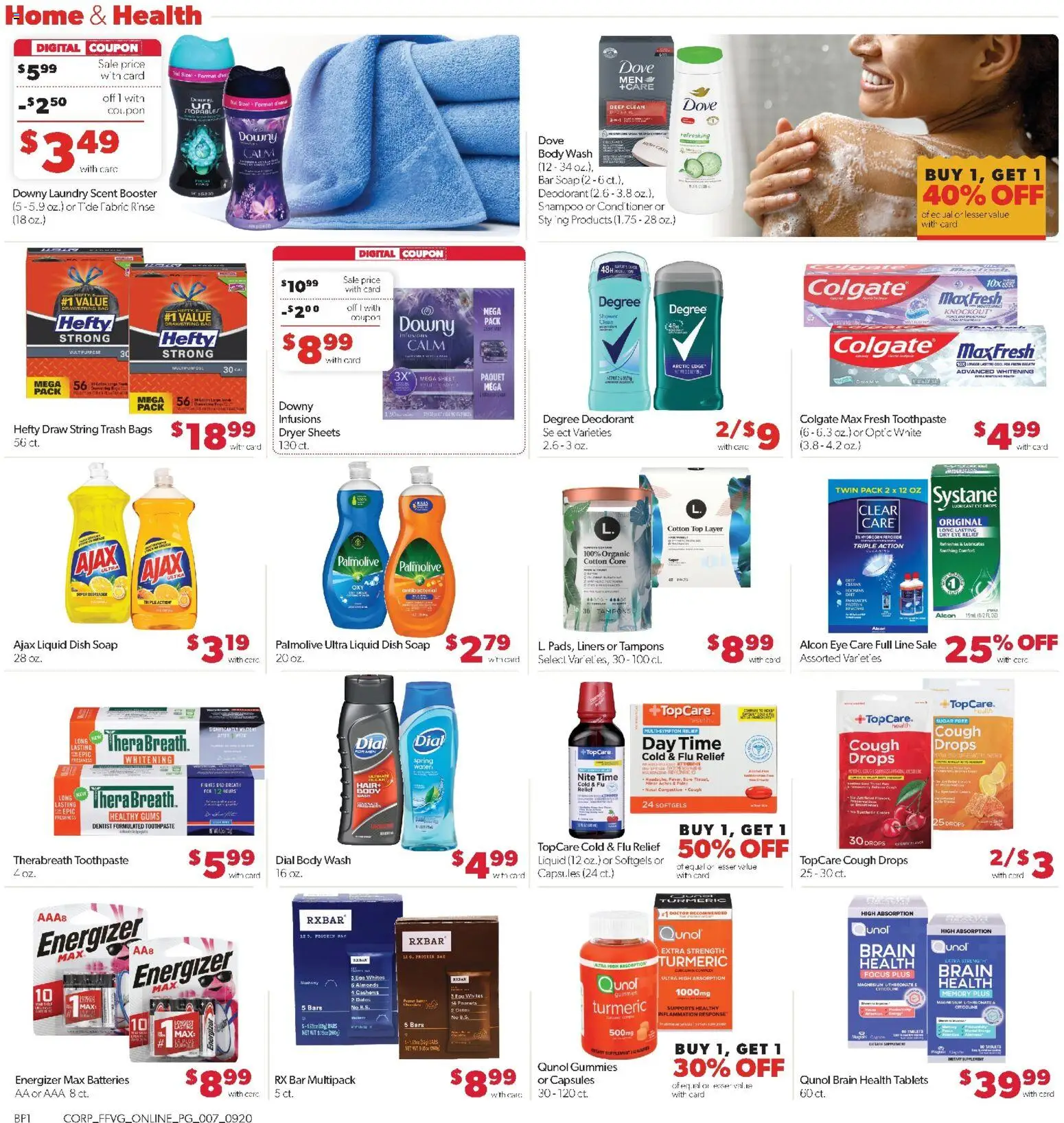 Family Fare Weekly Ad - valid from 09/20/2026 | Page: 11 | Products: Spring water, Soap, Protein, Water