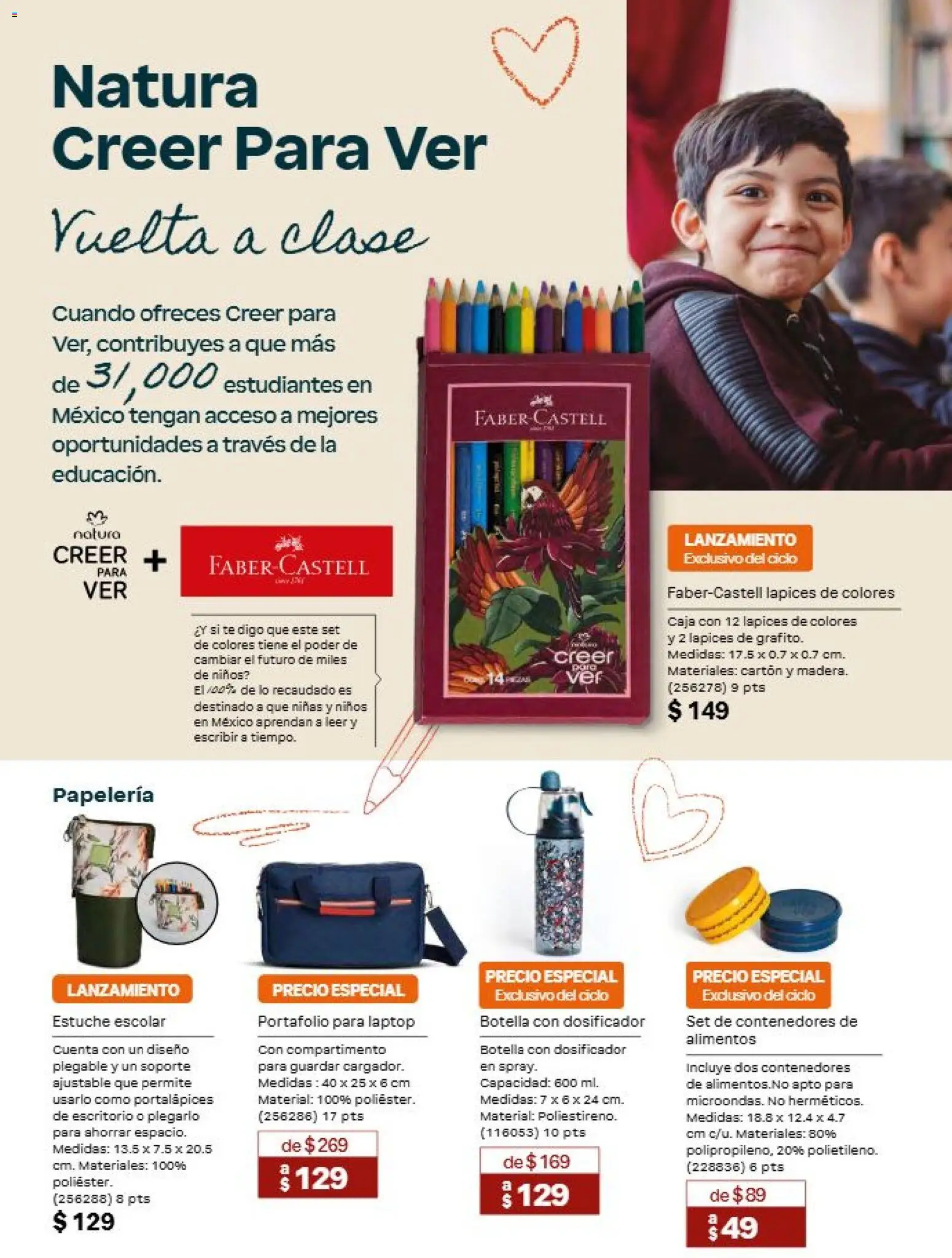 Nuevas ofertas de Natura válidas en toda la República Mexicana desde el 31/07/2026. ¡Encuentra las mejores ofertas en Natura campaña 12 2026! | Página: 157 | Productos: Estuche, Alimentos, Botella, Té