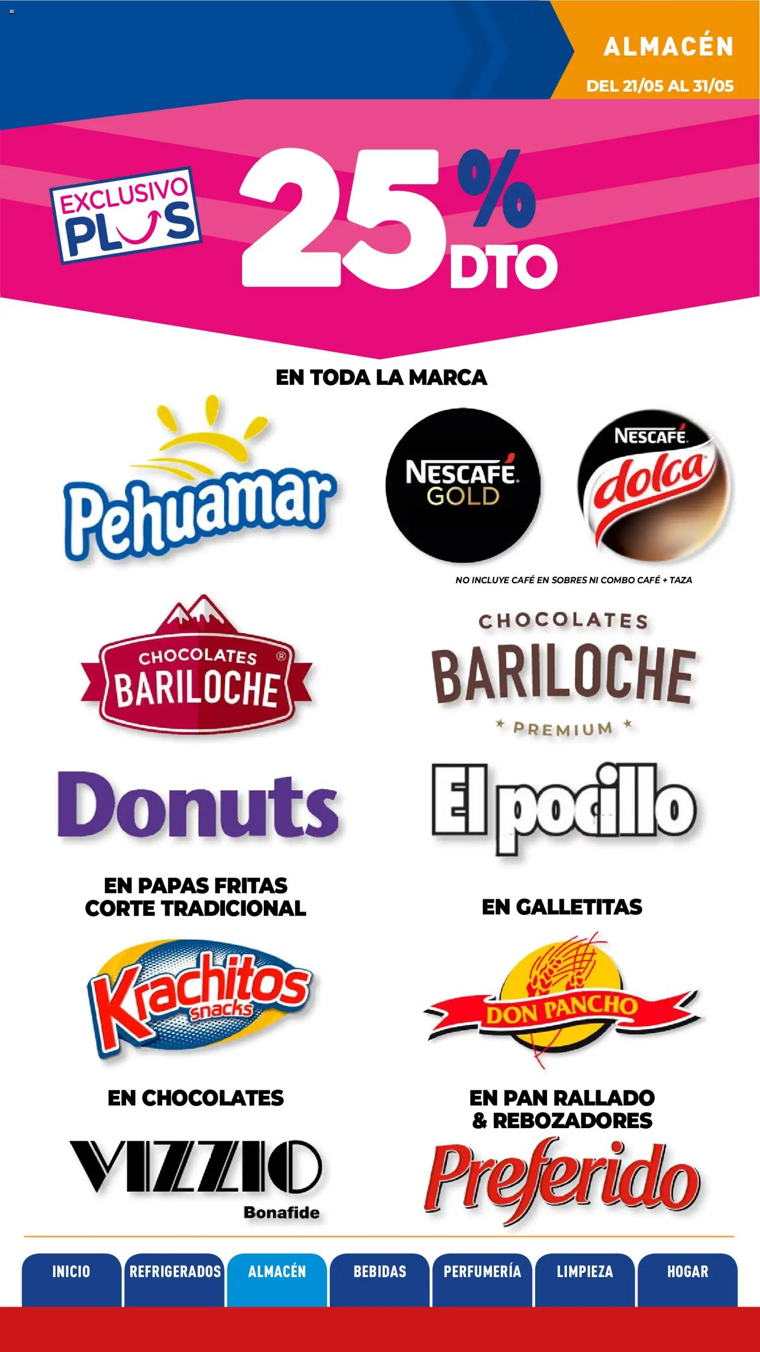 La Anonima catálogo │ válido desde el 21.05.2026 | Página: 14 | Productos: Galletitas, Taza, Pan, Papas fritas