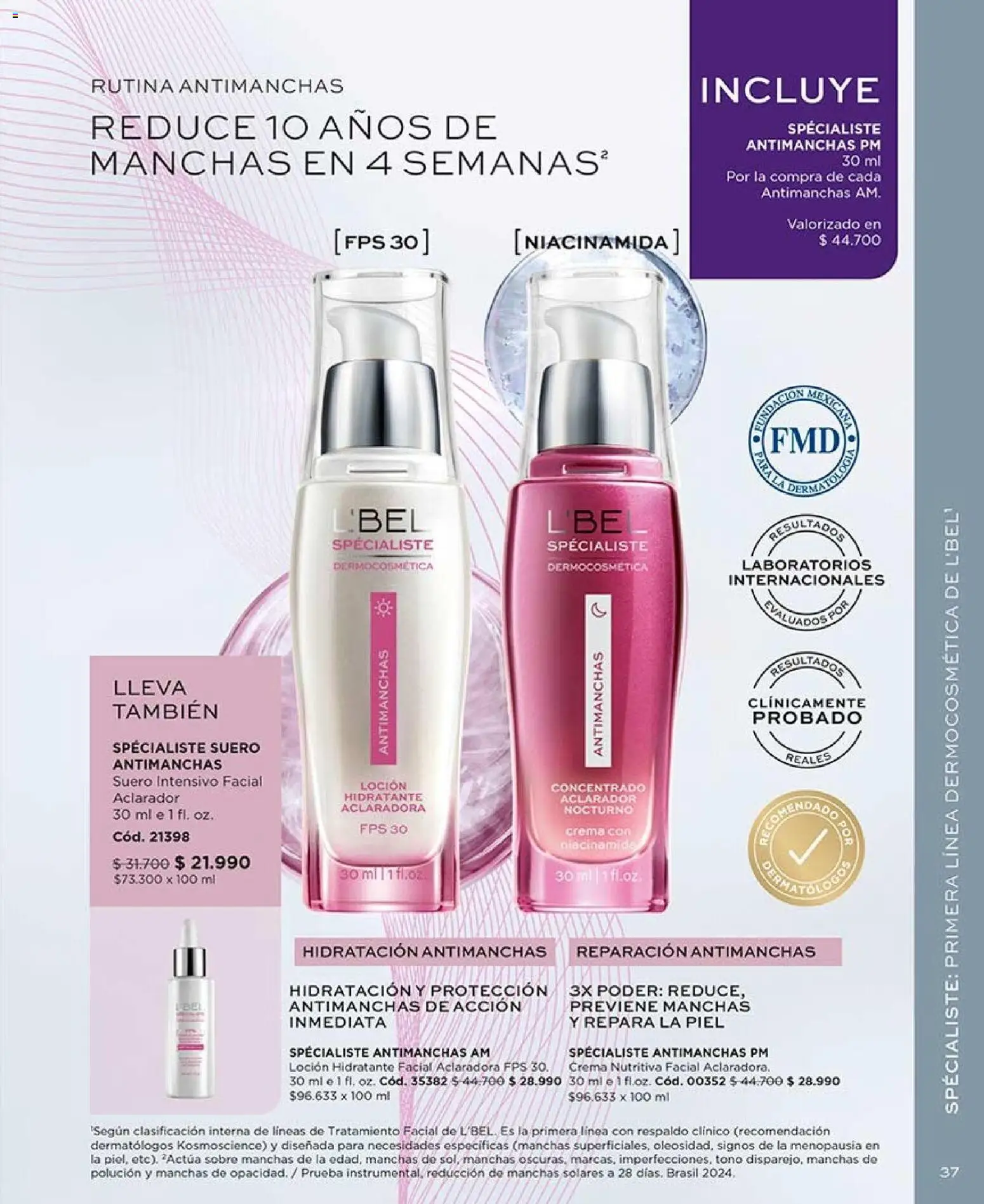 Catálogo L'Bel Campaña 13 │ válido desde el 26.07.2026 | Página: 37 | Productos: Loción, Sobre, Crema