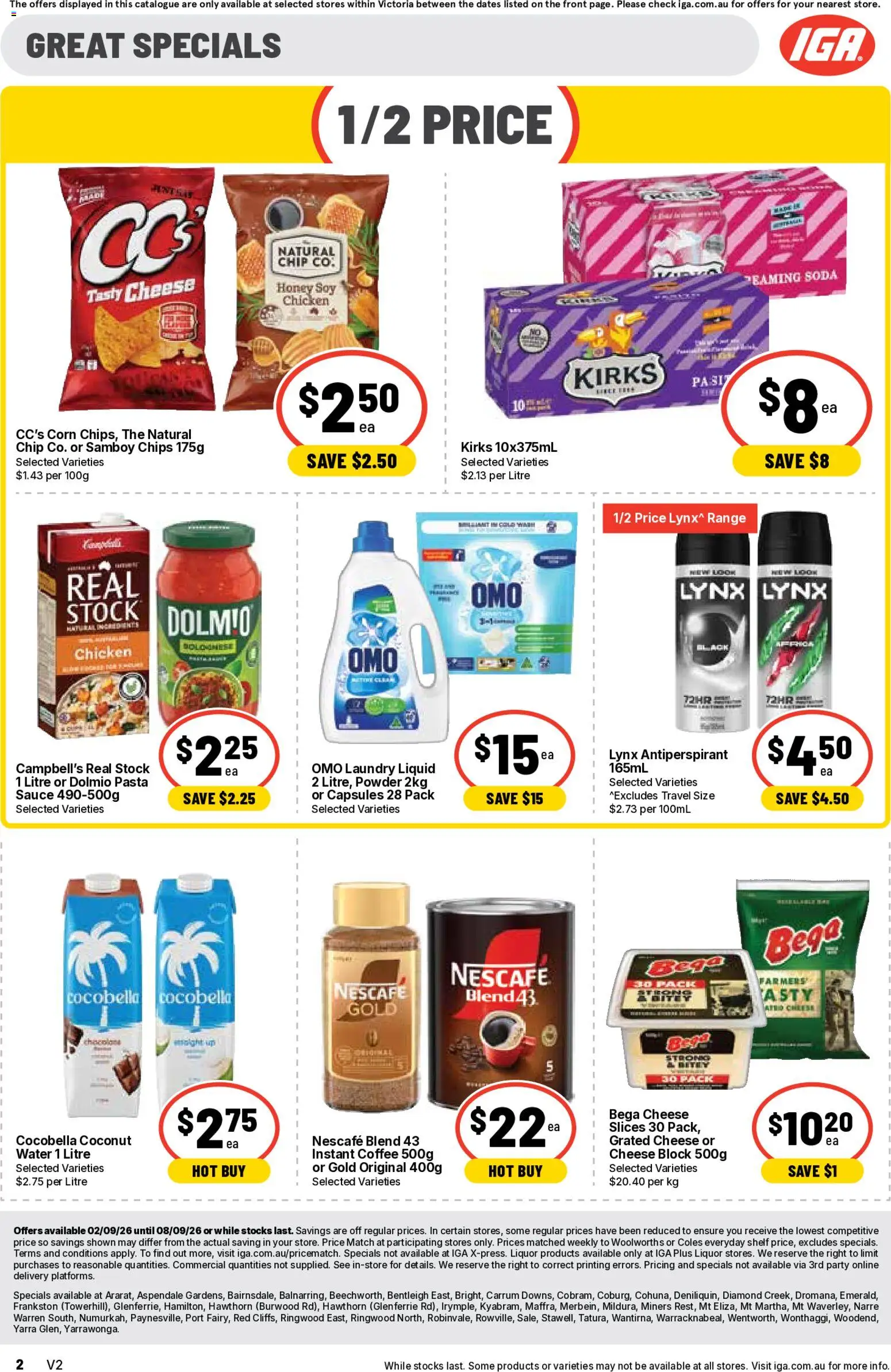 Ritchies catalogue - valid from 02/09/2026 | Page: 2 | Products: Cheese, Coffee, Honey, Laundry