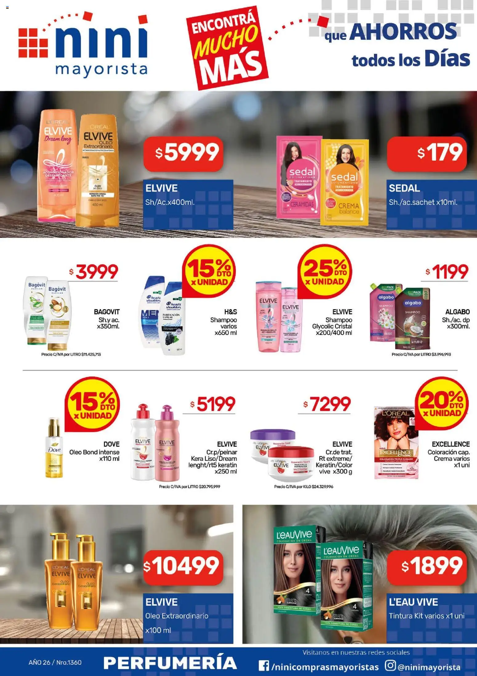NINI Mayorista ofertas │ válido desde el 18.05.2026 | Página: 2 | Productos: Mascarilla, Shampoo, Tintura, Crema