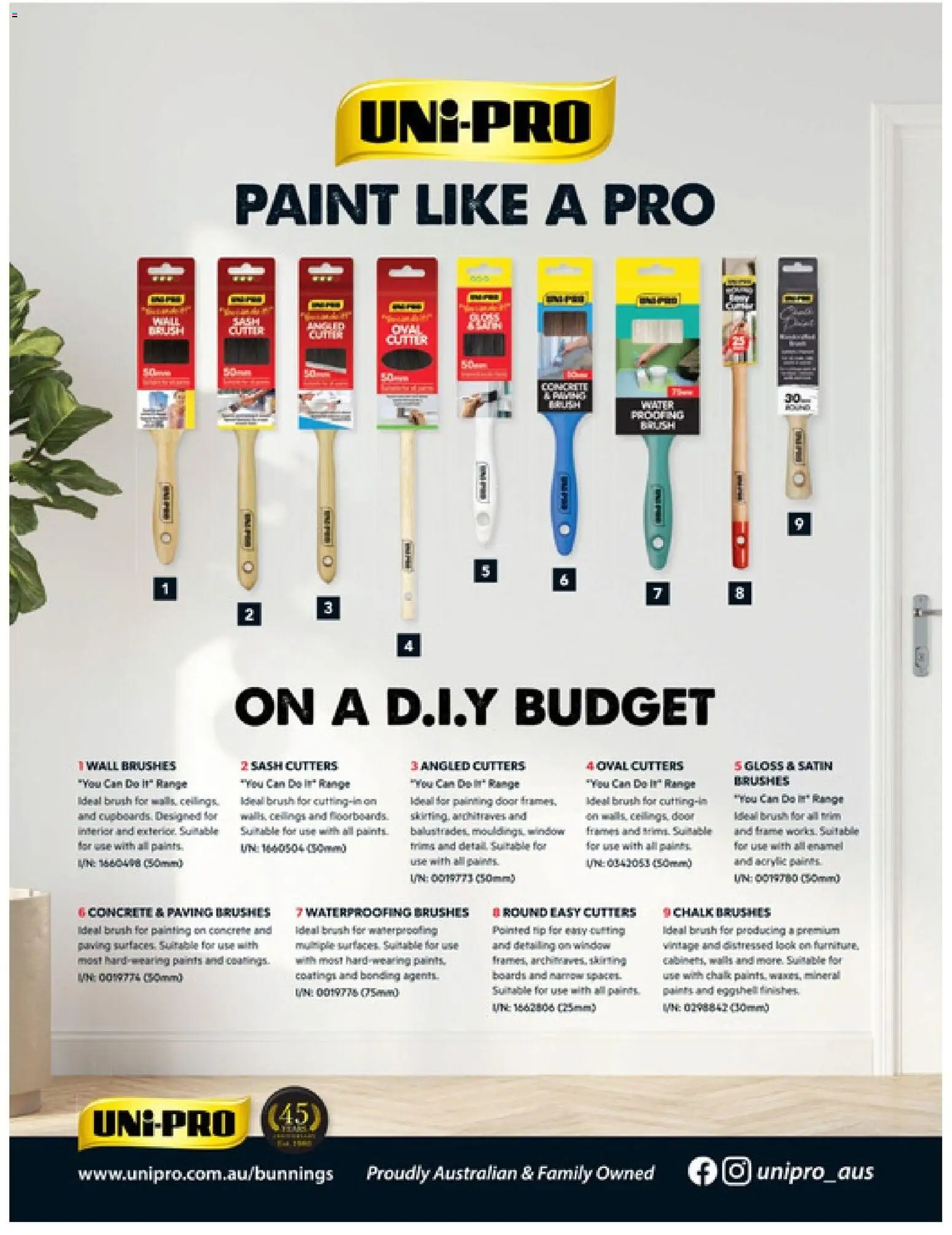 Bunnings Warehouse catalogue - valid from 01/09/2026 | Page: 9 | Products: Brush, Painting, Window, Paving