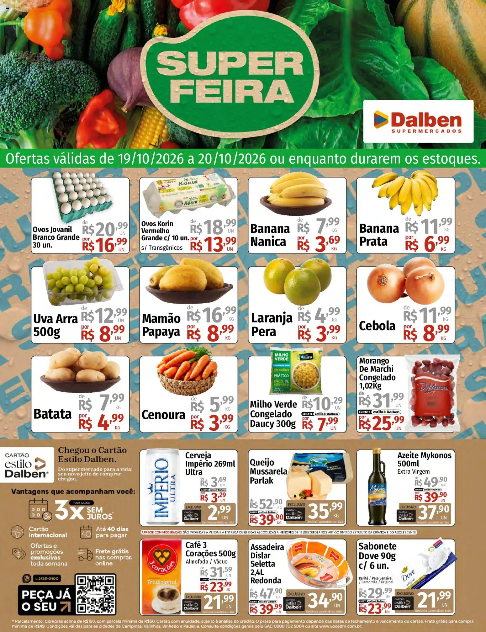 Supermercado Dalben Folheto - válido de 19/10/2026 | Página: 1