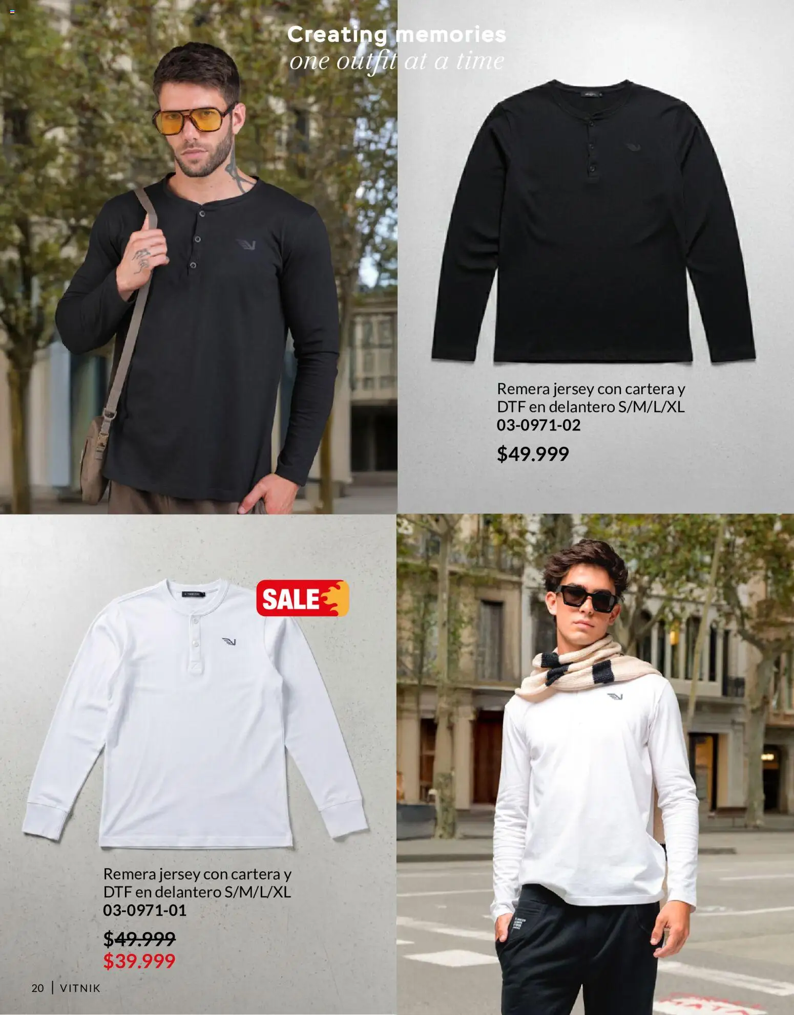 Vitnik - Hombre │ válido desde el 01/07/2026 | Página: 20 | Productos: Remera, Cartera