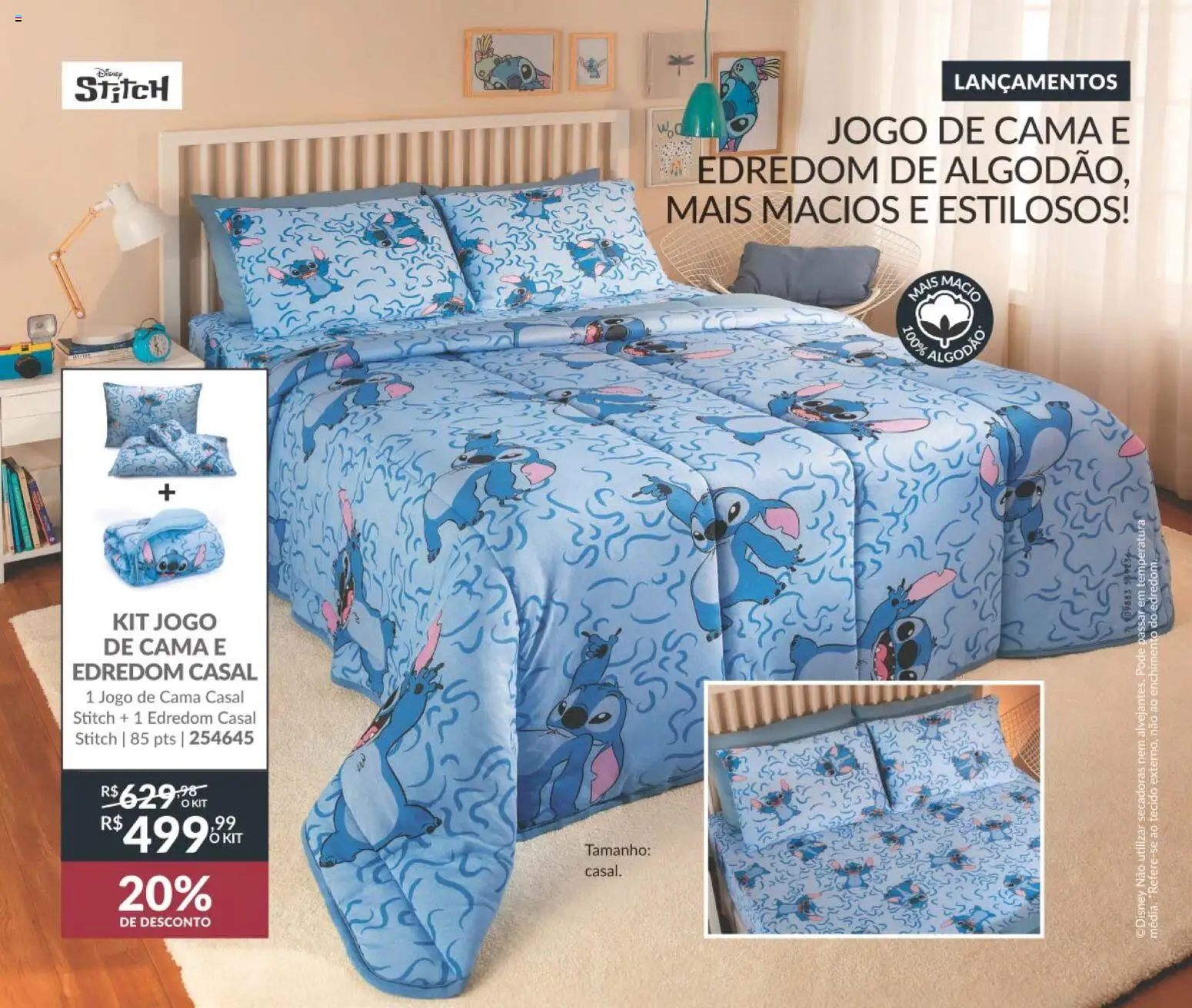 Avon Folheto - válido de 19/07/2026 | Página: 80 | Produtos: Edredom, Cama, Tecido, Algodão