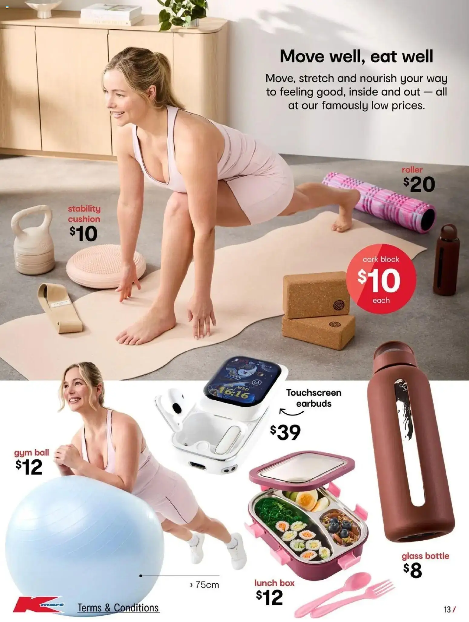 Kmart catalogue - valid from 27/08/2026 | Page: 13 | Products: Cushion, Box, Lunch box