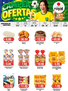 Royal Supermercados ofertas Terça da Padaria - Pré-Visualização do folheto da loja Royal Supermercados, válido de 02.06.2026