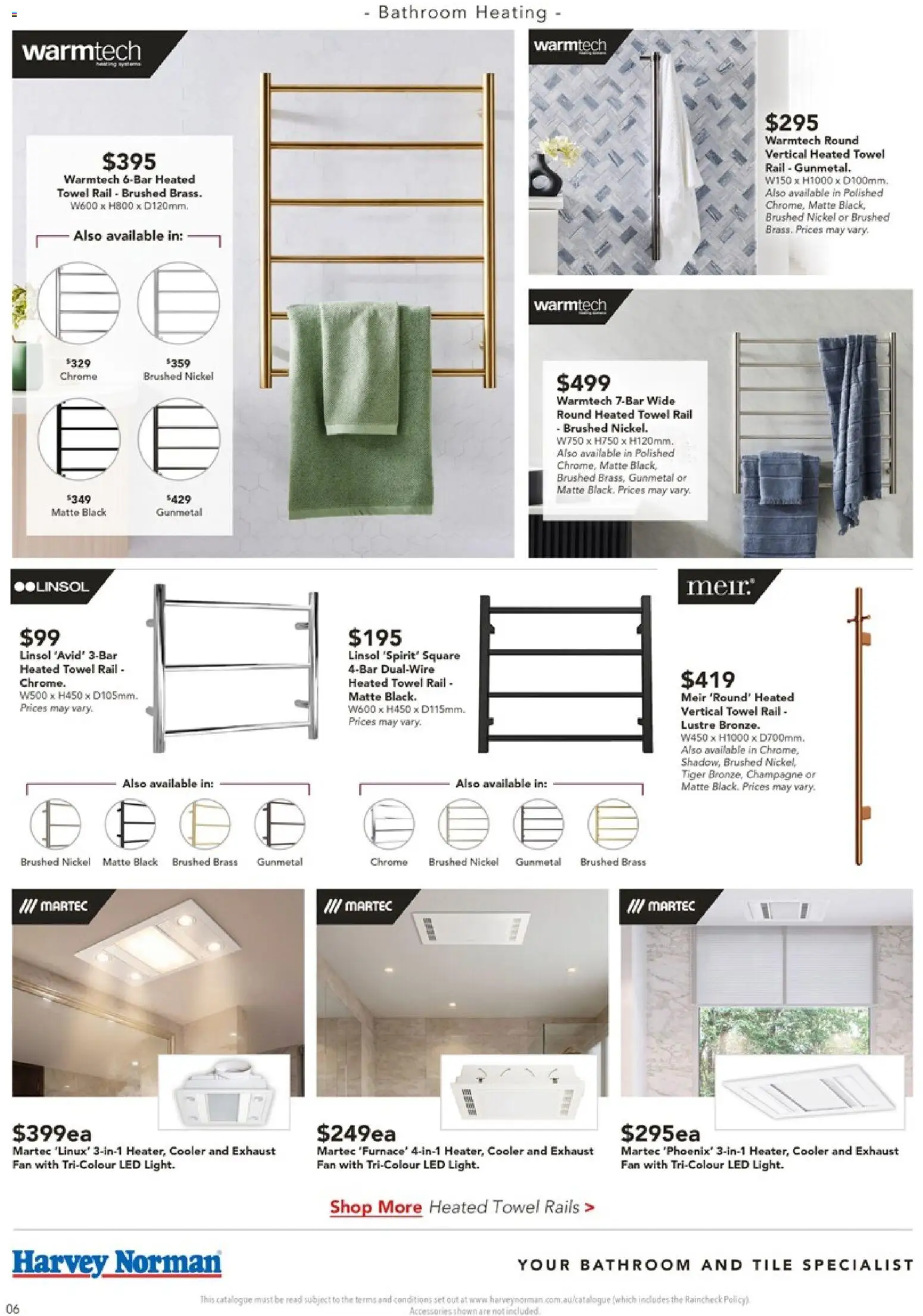 Harvey Norman catalogue - valid from 13/08/2026 | Page: 6 | Products: Champagne, Fan, Bathroom