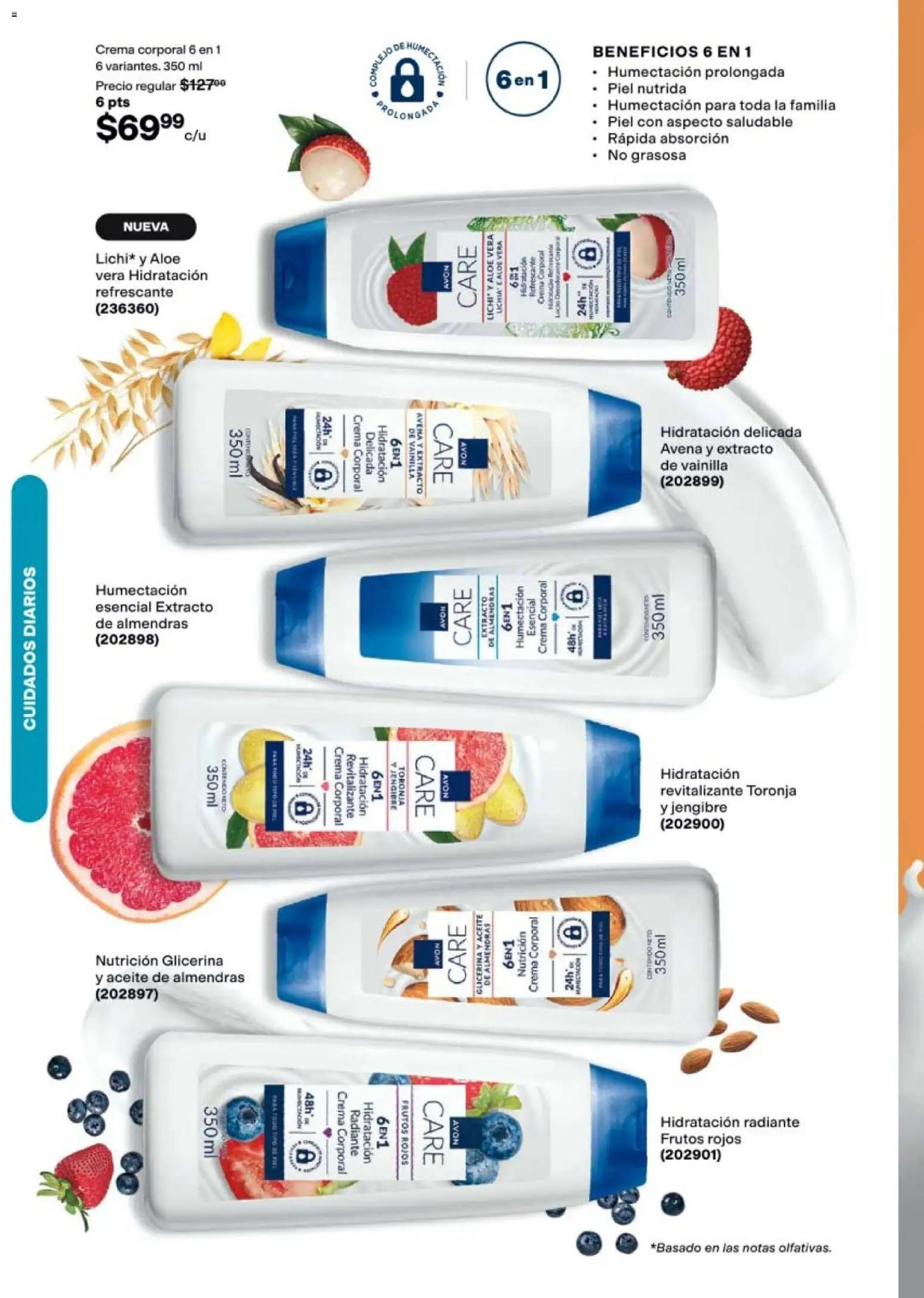 Nuevas ofertas de AVON válidas en toda la República Mexicana desde el 21/08/2026. ¡Encuentra las mejores ofertas en AVON campaña 13 2026! | Página: 132 | Productos: Almendras, Toronja, Aceite, Jengibre