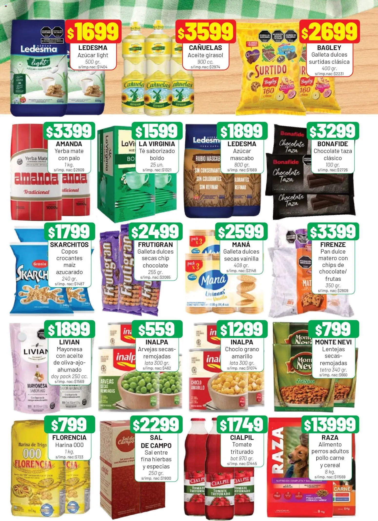 Almacor catálogo │ válido desde el 06/08/2026 | Página: 6 | Productos: Pollo, Maiz, Sal, Pan