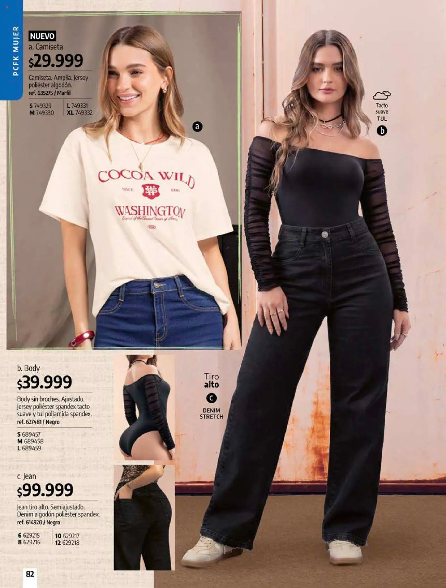 Pacifika revista - valida desde el 12/07/2026 | Página: 82 | Productos: Algodón, Body, Jean, Camiseta