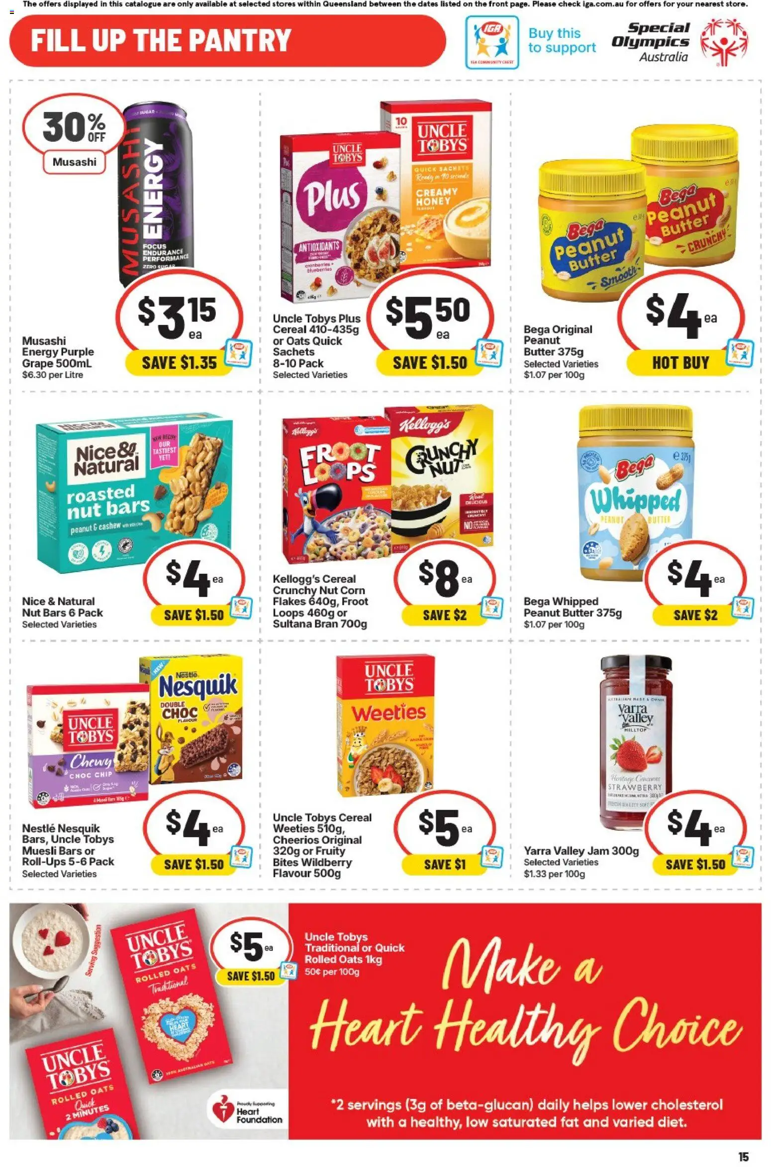 IGA catalogue - valid from 13.05.2026 | Page: 18 | Products: Gate, Honey, Nuts, Blueberries