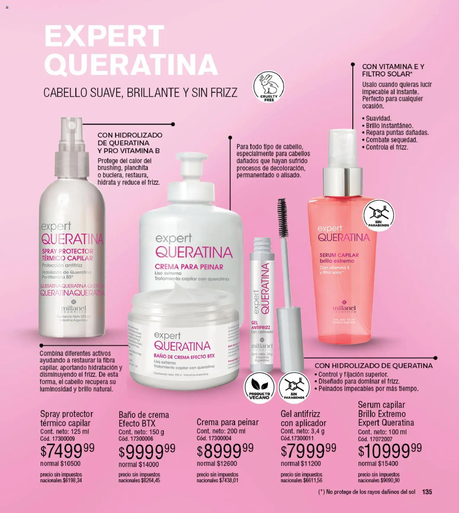 Millanel - Catálogo │ válido desde el 27.04.2026 | Página: 135 | Productos: Baño, Brillo, Baño de crema, Crema