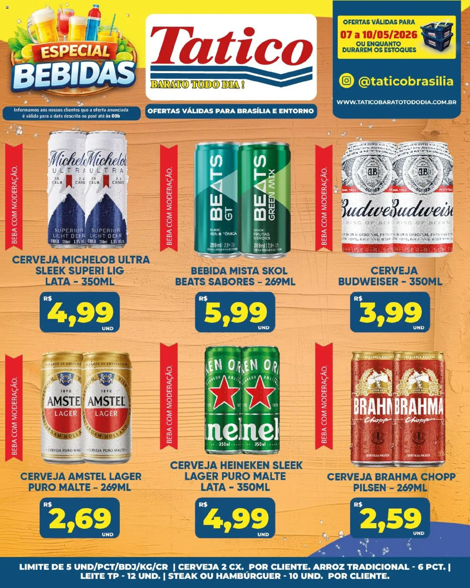 Tatico Folheto - válido de 11.05.2026 | Página: 52 | Produtos: Cerveja, Cerveja Heineken, Gin, Heineken