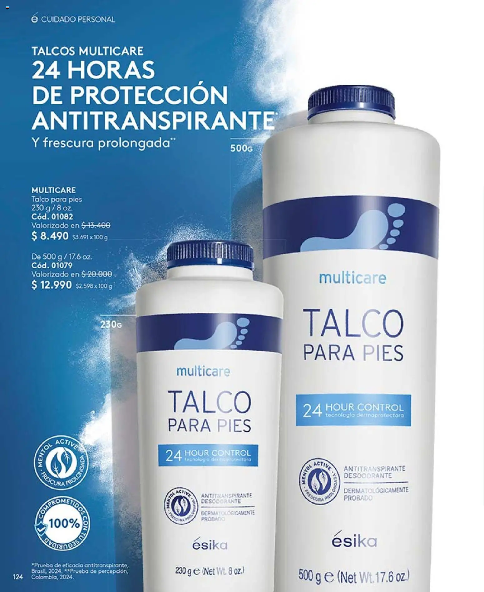 Catálogo Ésika Campaña 11 │ válido desde el 15.06.2026 | Página: 124 | Productos: Desodorante, Antitranspirante