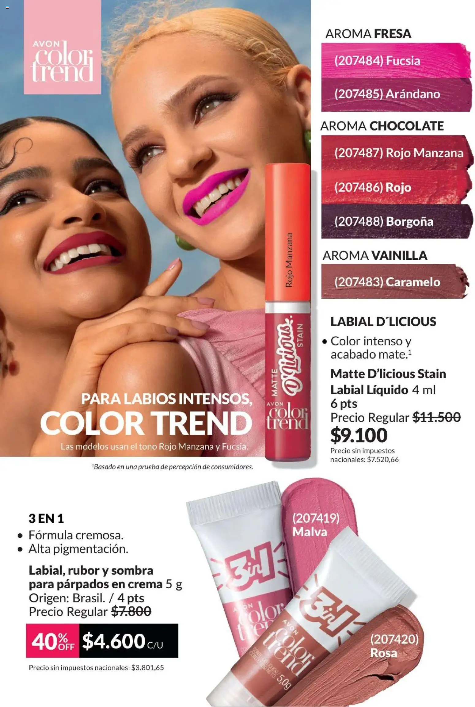 Avon -  Campaña 6/2026 │ válido desde el 01.06.2026 | Página: 50 | Productos: Rubor, Sombra, Manzana, Crema