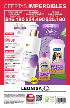Leonisa catálogo aniversario leonisa -  Vista previa de la revista de la tienda Leonisa valido desde el 25/06/2026 | Página: 86 | Productos: Crema, Caso, Shampoo, Acondicionador