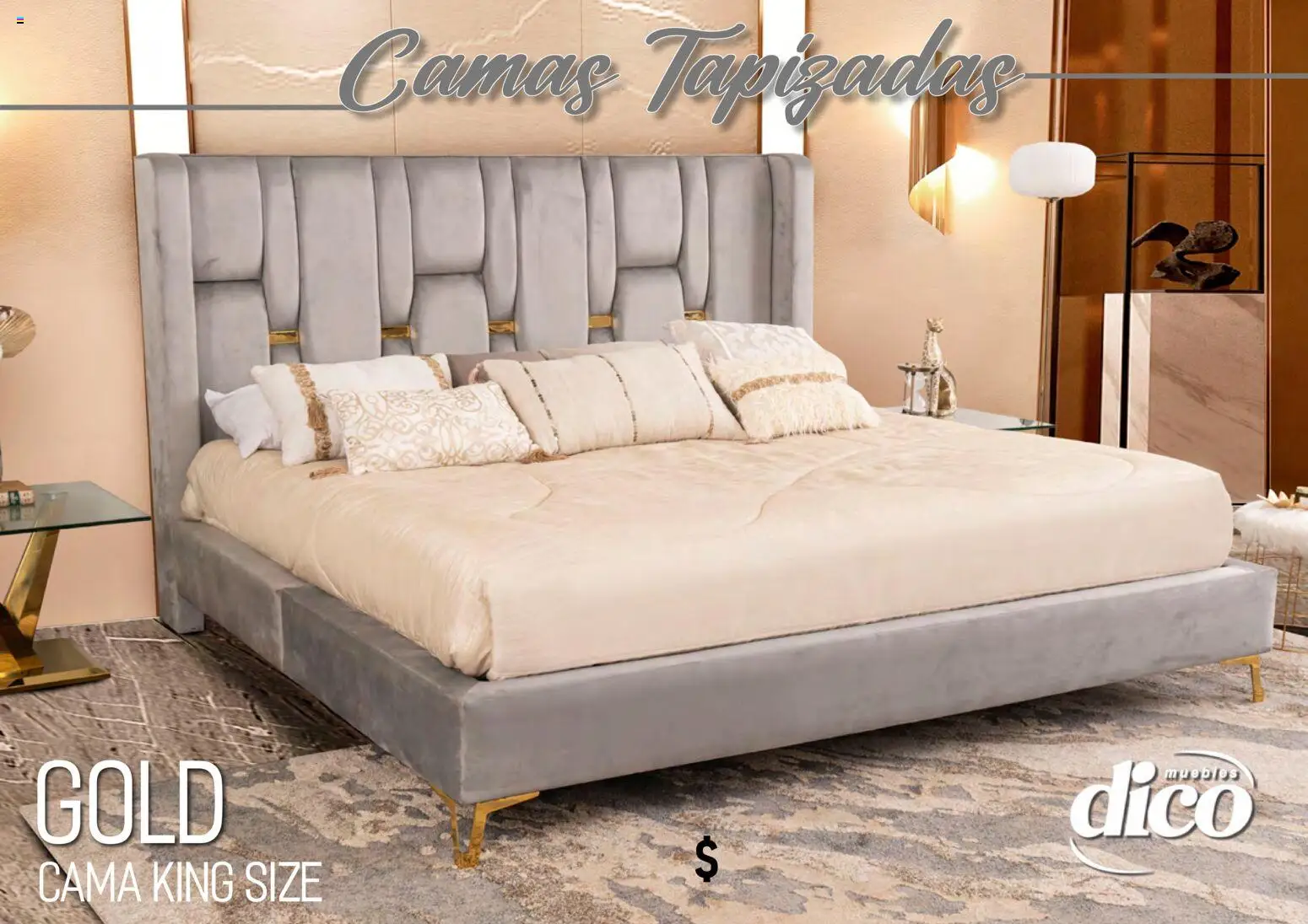 Nuevas ofertas de Muebles Dico válidas en toda la República Mexicana desde el 01.04.2026. ¡Encuentra las mejores ofertas en Muebles Dico catálogo Camas tapizadas ! | Página: 22 | Productos: Cama