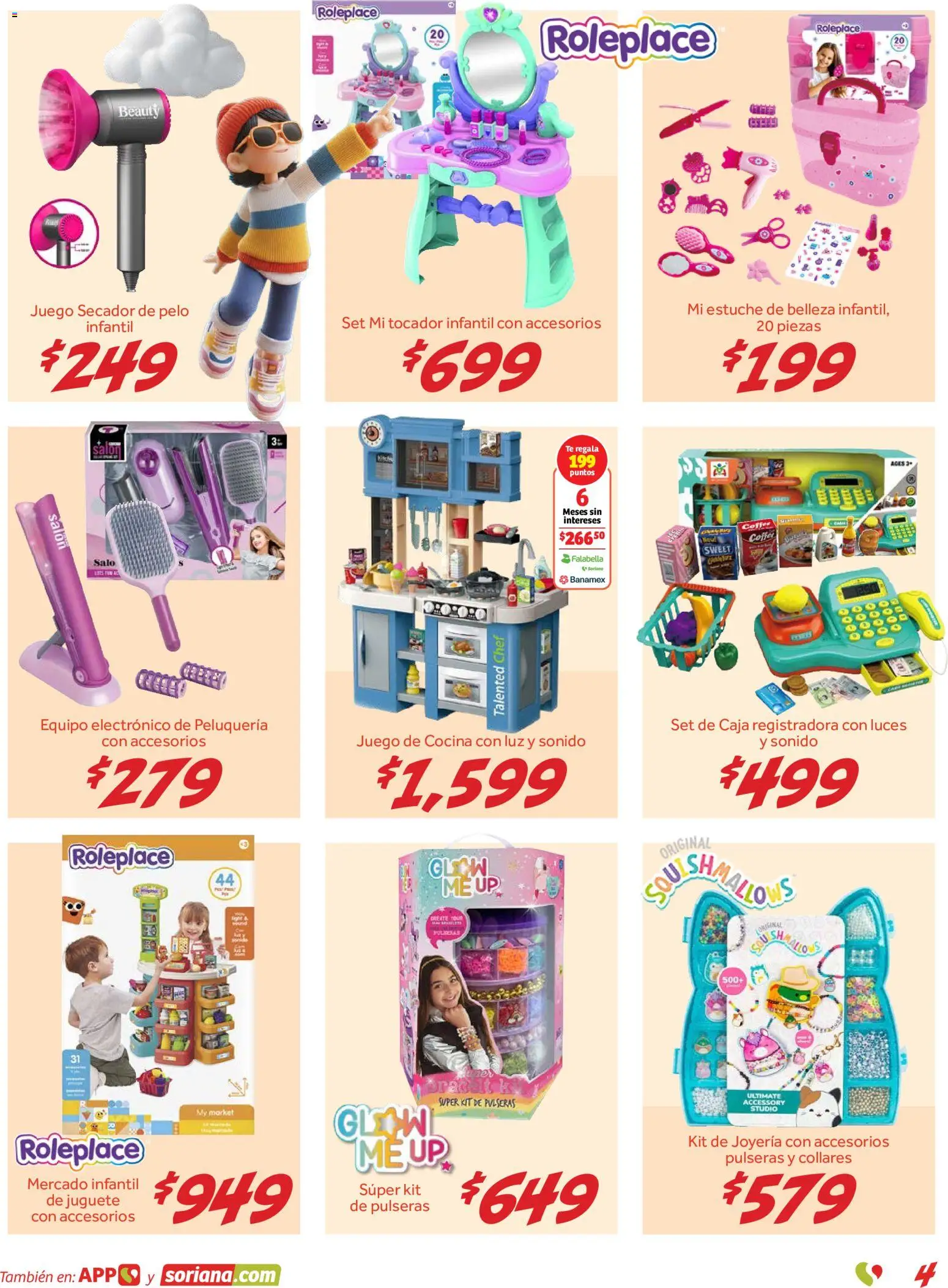 Nuevas ofertas de Soriana válidas en toda la República Mexicana desde el 15/10/2026. ¡Encuentra las mejores ofertas en Soriana folleto Reino de los Juguetes! | Página: 5