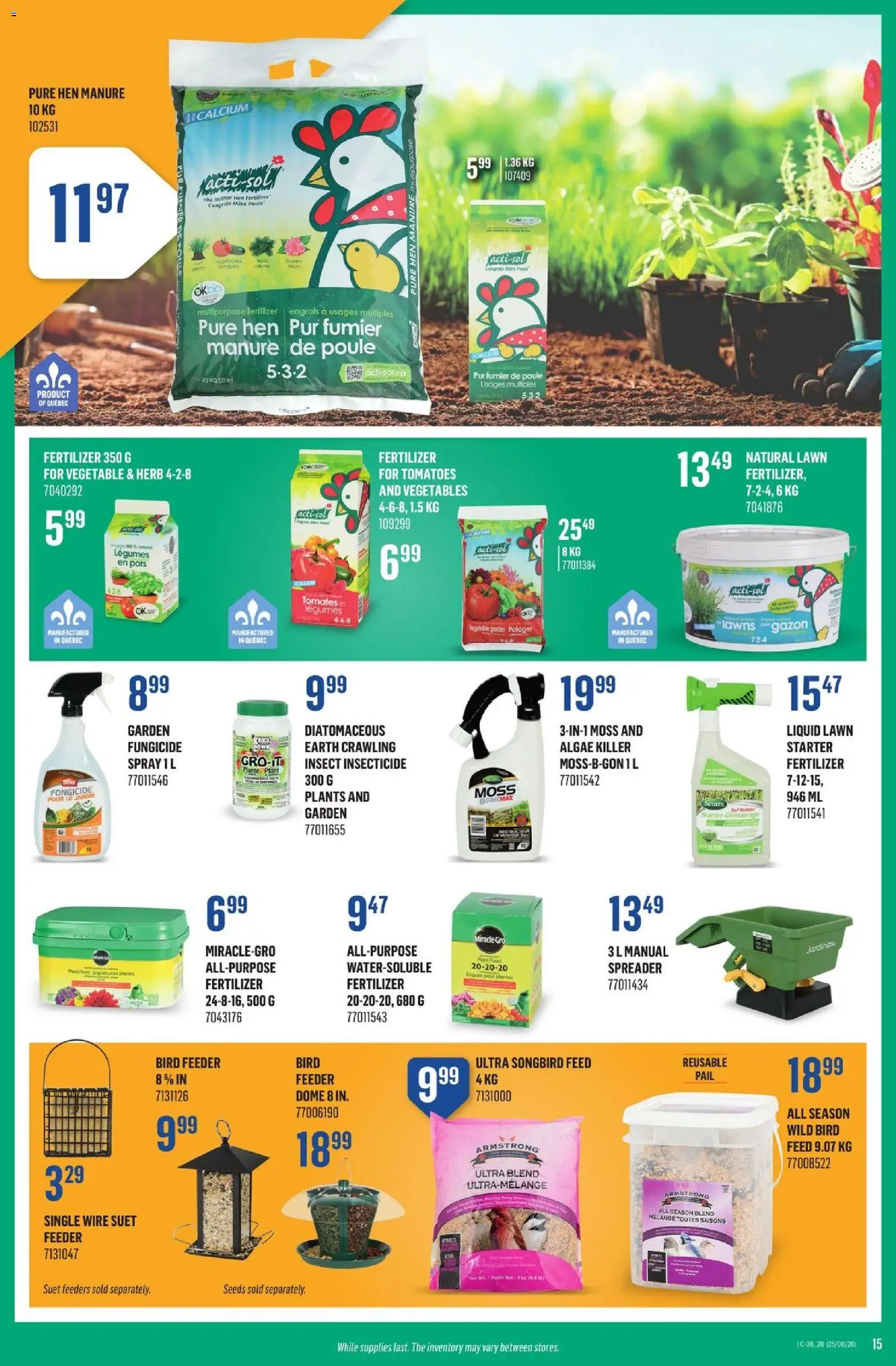 Canac flyer valid from Jun 25, 2026 | Page: 15 | Products: Tomatoes