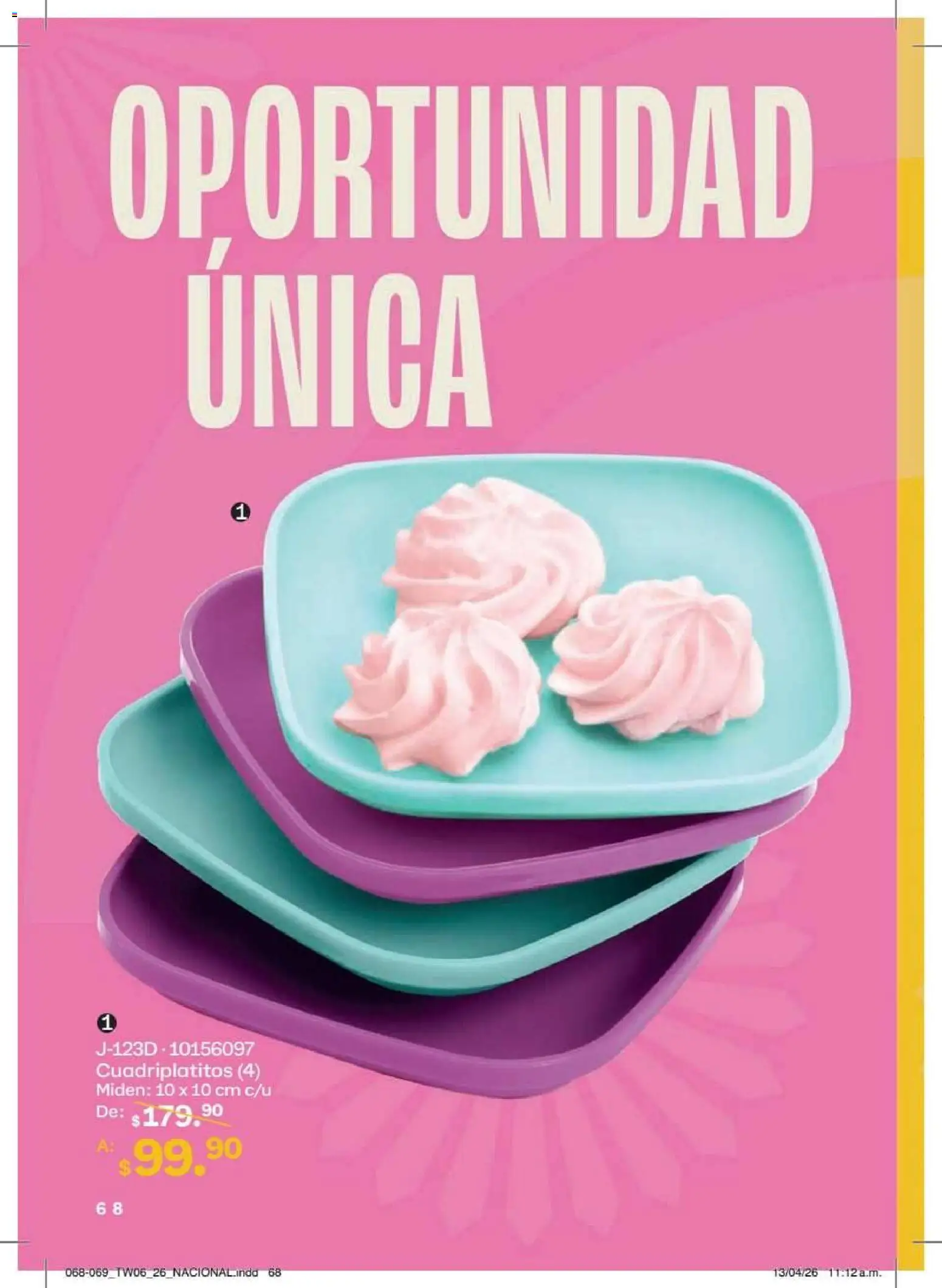 Nuevas ofertas de Tupperware válidas en toda la República Mexicana desde el 18/05/2026. ¡Encuentra las mejores ofertas en Tupperware catálogo! | Página: 68