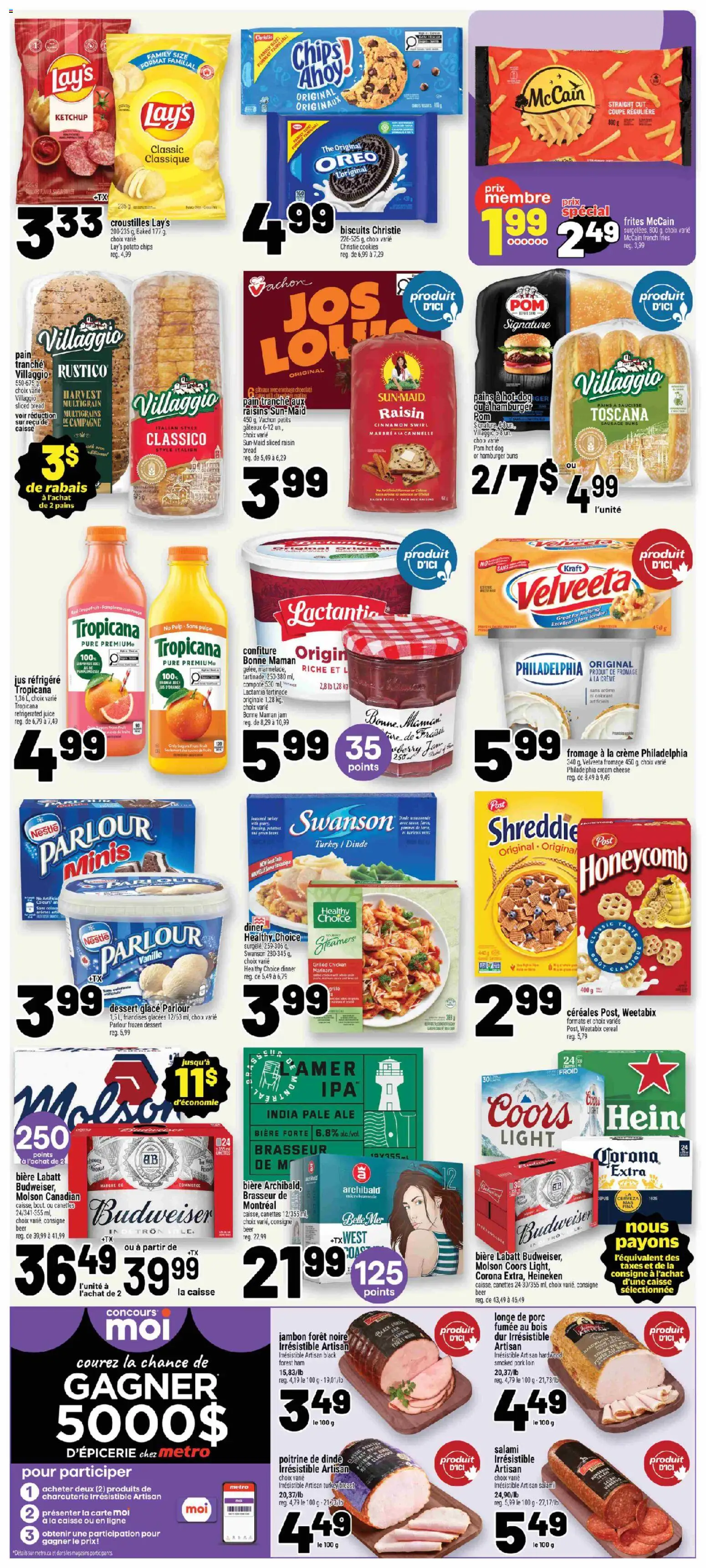 Metro flyer valid from Sep 24, 2026 | Page: 3 | Products: Turkey, Fries, Raisins, Jam