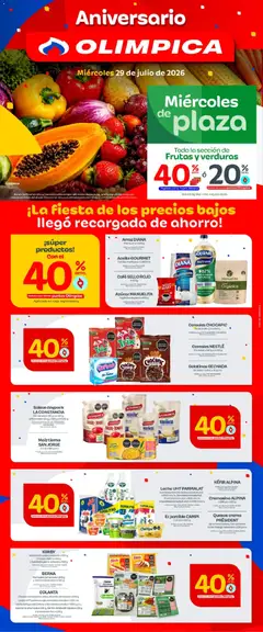 Olímpica catálogo -  Vista previa de la revista de la tienda Olímpica valido desde el 29/07/2026