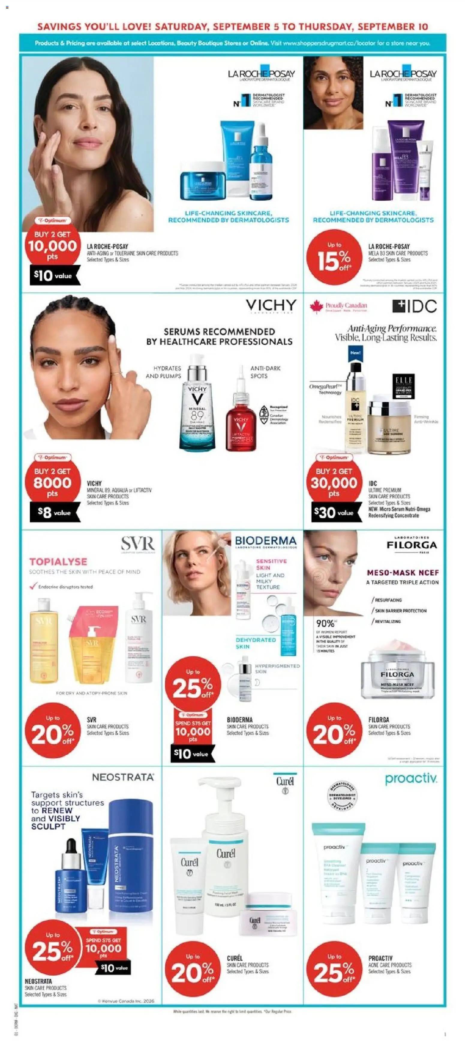 Shoppers flyer valid from Sep 5, 2026 | Page: 14 | Products: Mask