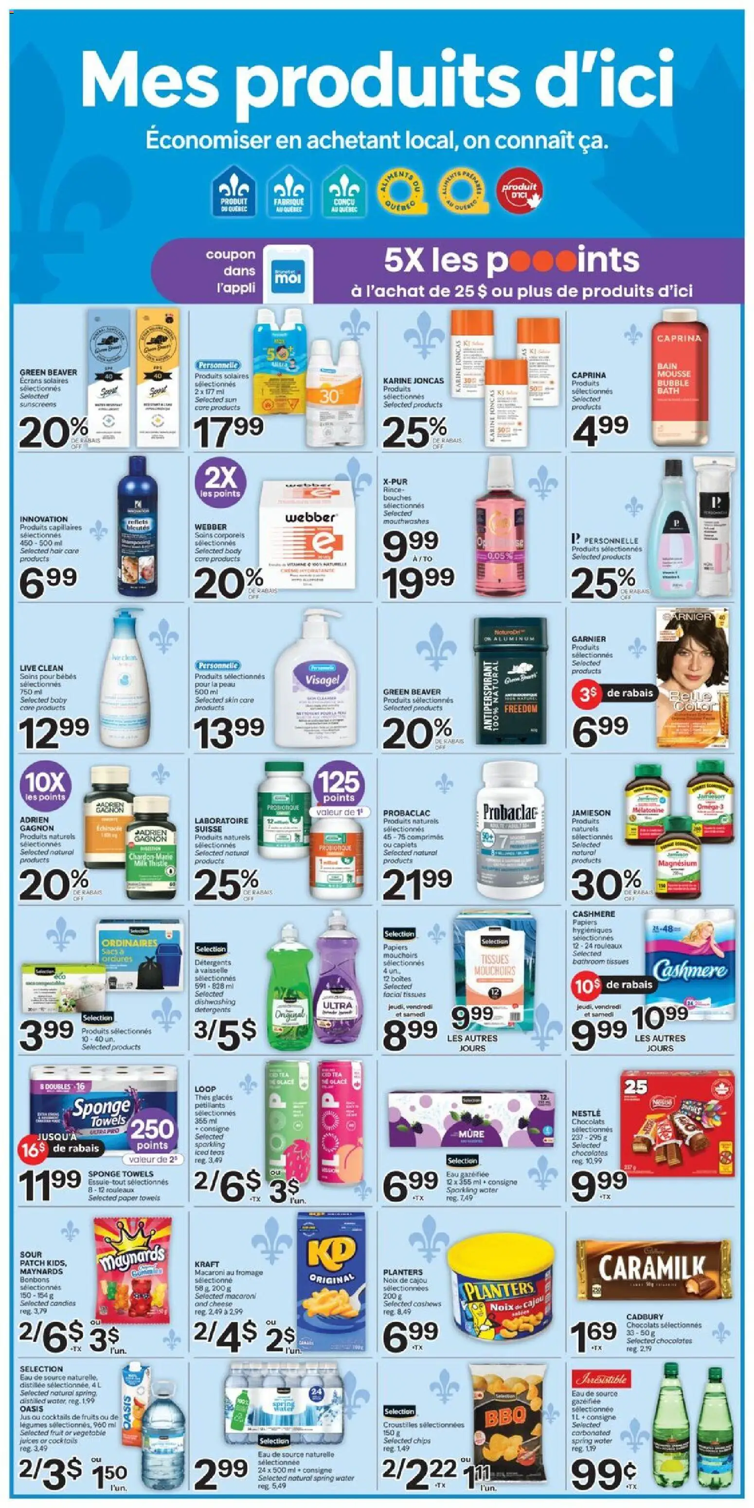 Brunet flyer valid from Jun 25, 2026 | Page: 10 | Products: Tea, Candies, Sponge, Cheese