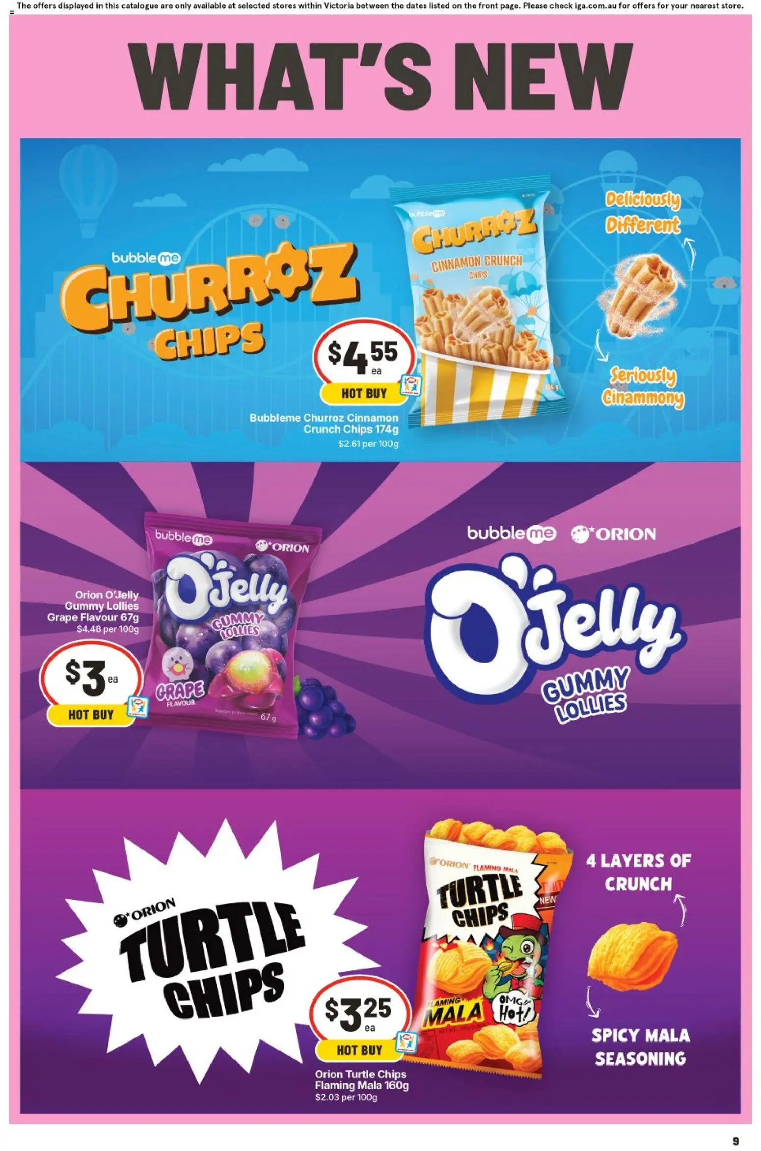 IGA catalogue - valid from 10.06.2026 | Page: 10 | Products: Lollies, Chips