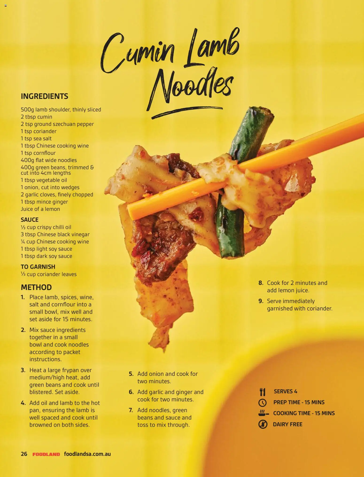 Foodland catalogue - valid from 01/09/2026 | Page: 26 | Products: Ingredients, Juice, Noodles, Pepper
