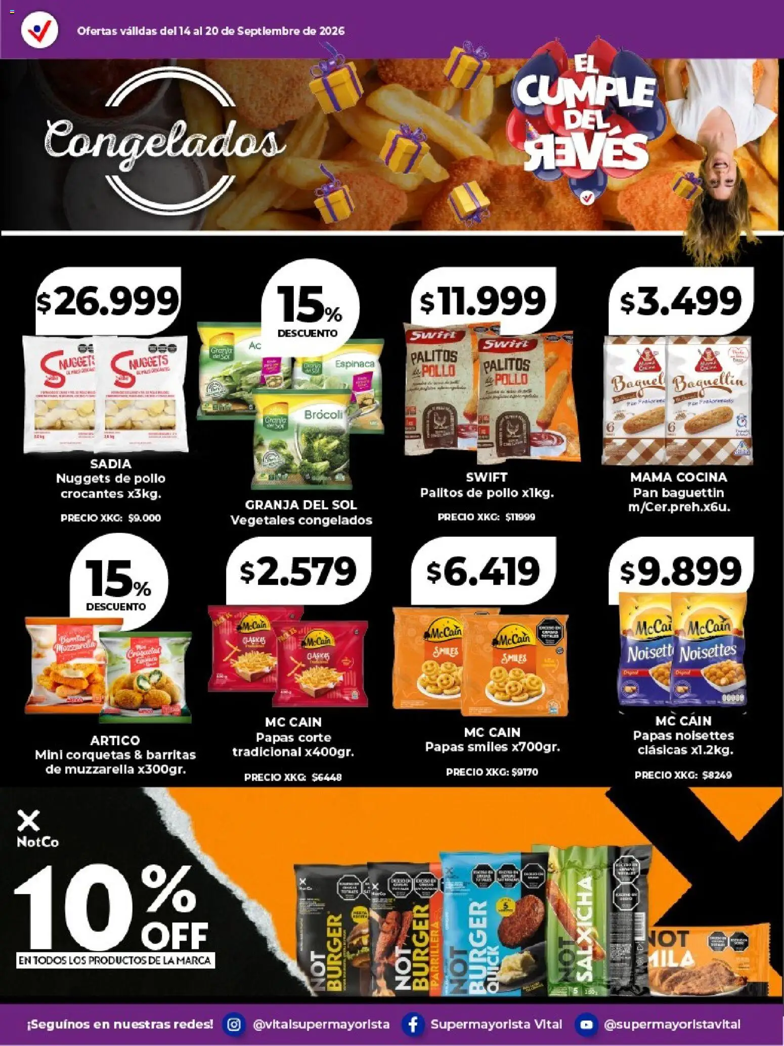 Vital - Especial de frescos │ válido desde el 14/09/2026 | Página: 7 | Productos: Cocina, Brocoli, Pan, Espinaca