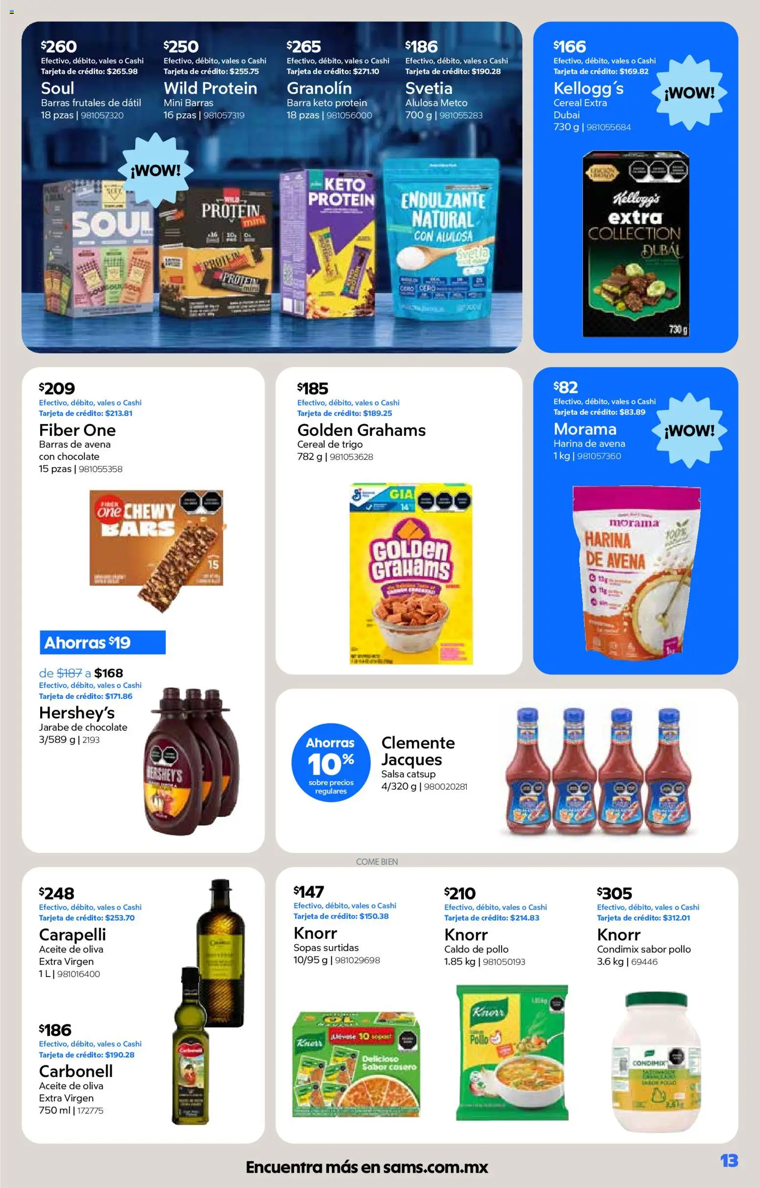 Nuevas ofertas de Sam's Club válidas en toda la República Mexicana desde el 01/10/2026. ¡Encuentra las mejores ofertas en Sam's Club catálogo! | Página: 13