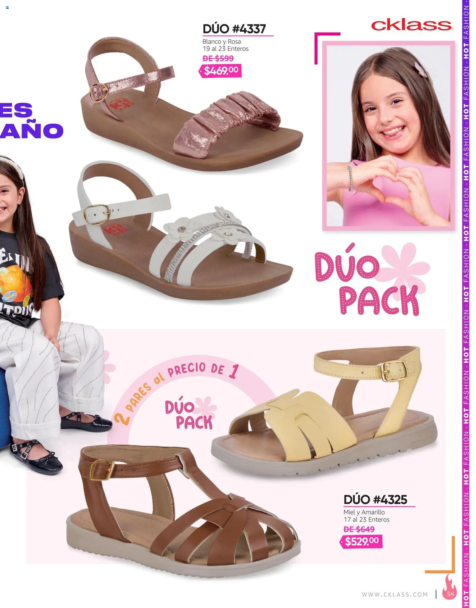 Nuevas ofertas de Cklass válidas en toda la República Mexicana desde el 03/08/2026. ¡Encuentra las mejores ofertas en Cklass catálogo Hot Fashion Calzado! | Página: 59