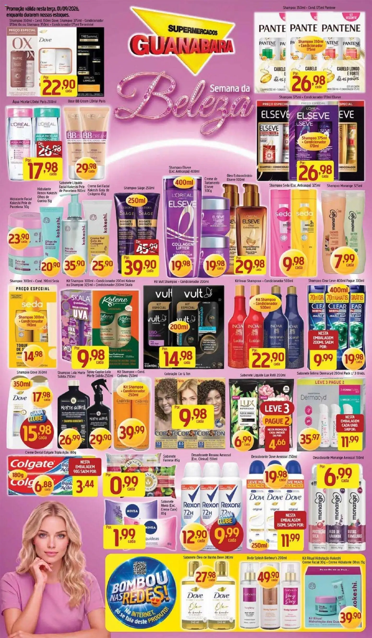 Supermercados Guanabara Folheto - válido de 01/09/2026 | Página: 2 | Produtos: Óleo, Base, Creme dental, Sabonete líquido